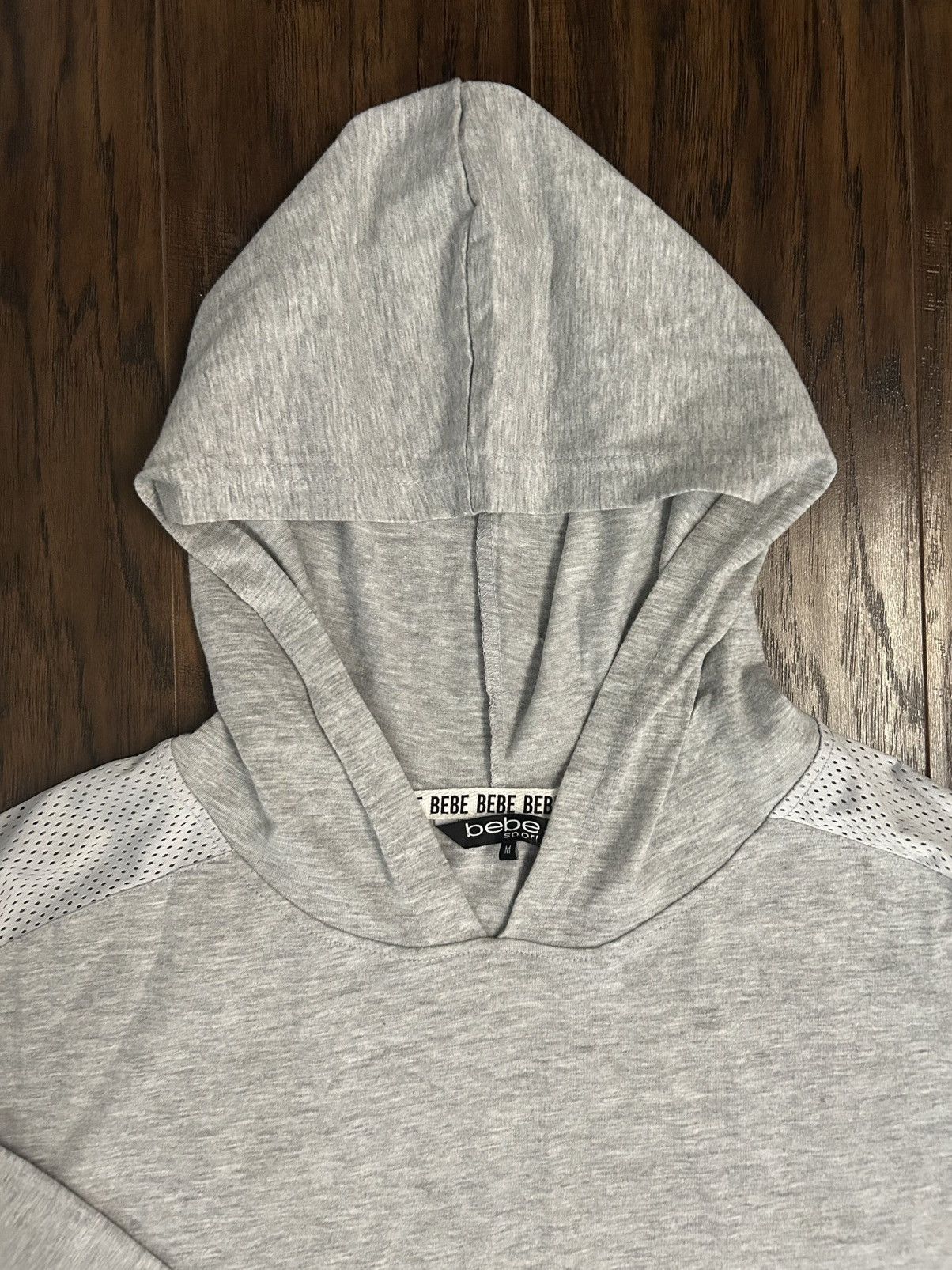 Bebe Gray Bebe Sport Long-Sleeved Sweatshirt Size M / US 6-8 / IT 42-44 - 4 Thumbnail