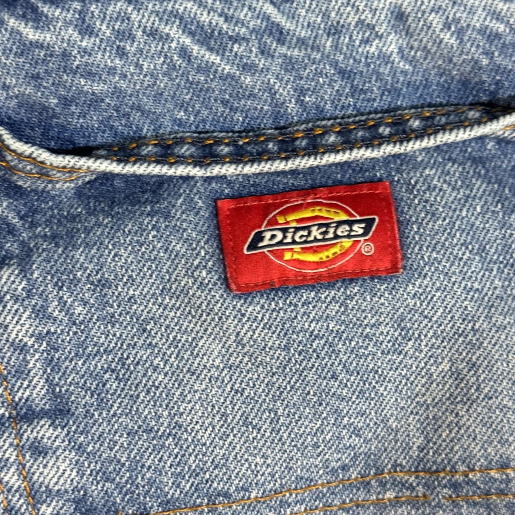 Dickies VINTAGE Dickies Jeans Mens 40x29 Blue Relaxed Denim Workwear 00s Jeans Mens Width 40in 29in Blue Dickies Industrial Work Jeans Mens Size US 40 / EU 56 - 5 Thumbnail