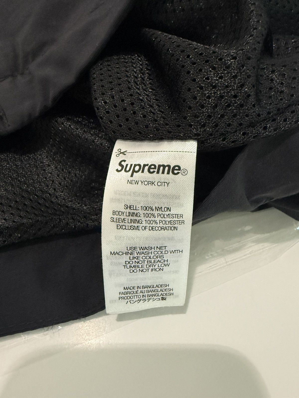 Supreme Supreme Logo Taping Track Jacket Black ( M ) SS26 Size US M / EU 48-50 / 2 - 10 Thumbnail