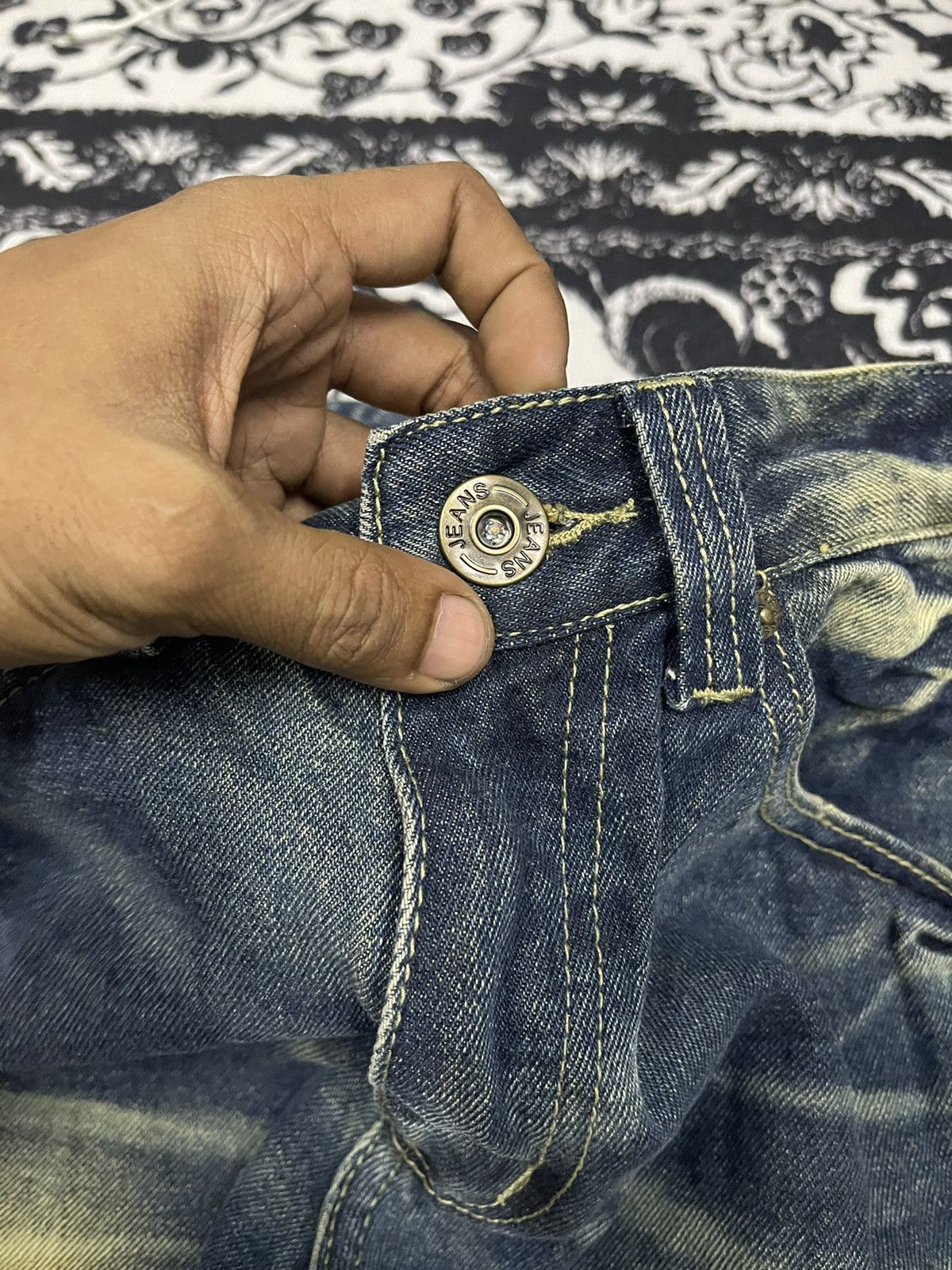 If Six Was Nine 2000s TORNADO MART INSPIRED BRAND TIMEBELT WASHABLE JEANS Size US 30 / EU 46 - 8 Thumbnail