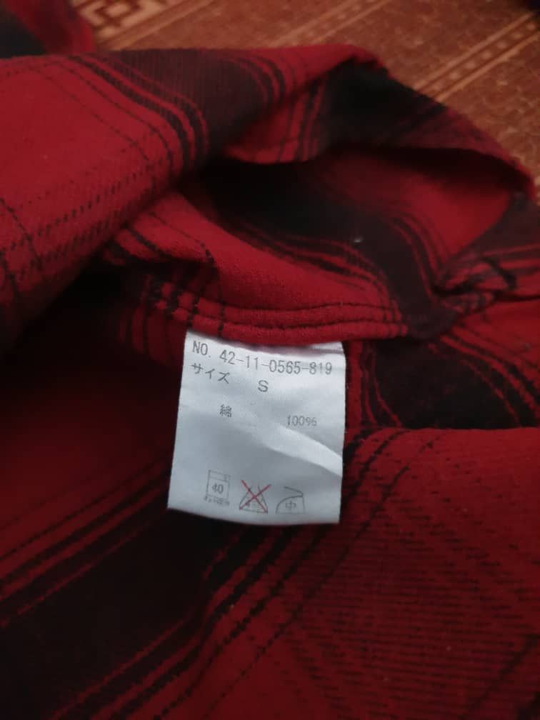 Beams Plus 💥Beams hearts checkered Japanese cafe racer style shirt Size US M / EU 48-50 / 2 - 11 Thumbnail