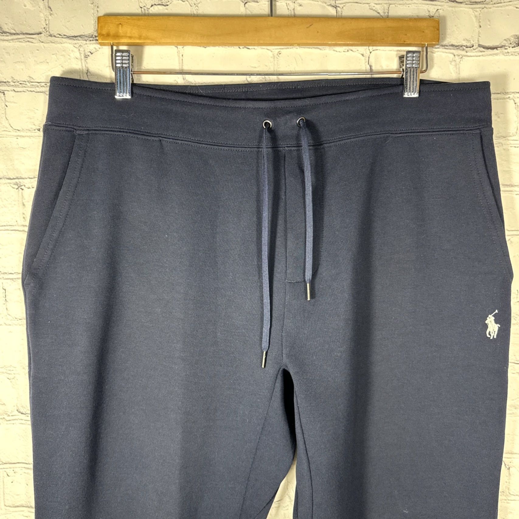 Ralph Lauren Polo Ralph Lauren Jogger Pants Mens XL Navy Sweatpants Drawstring Logo Activewear Tapered Leg Pockets Size US XL / EU 56 / 4 - 2 Thumbnail
