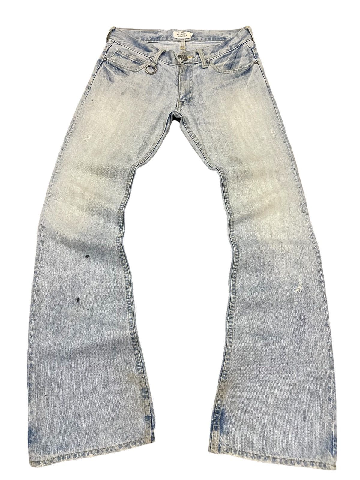 Japanese Brand Vintage Japanese Denim Womenswear Low Waisted Flare Jeans Size 30" / US 8 / IT 44 - 8 Thumbnail
