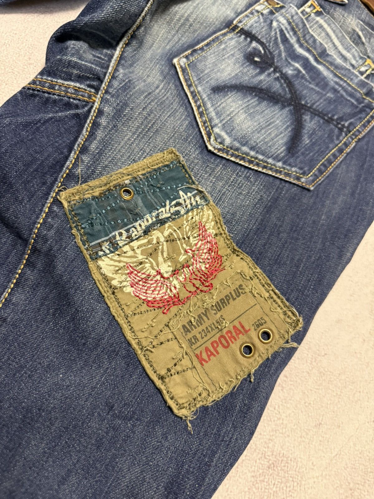 Japanese Brand SICK🔥 Japanese Wash Distressed Crash Jeans Denim Pants 90s Size US 31 - 7 Thumbnail