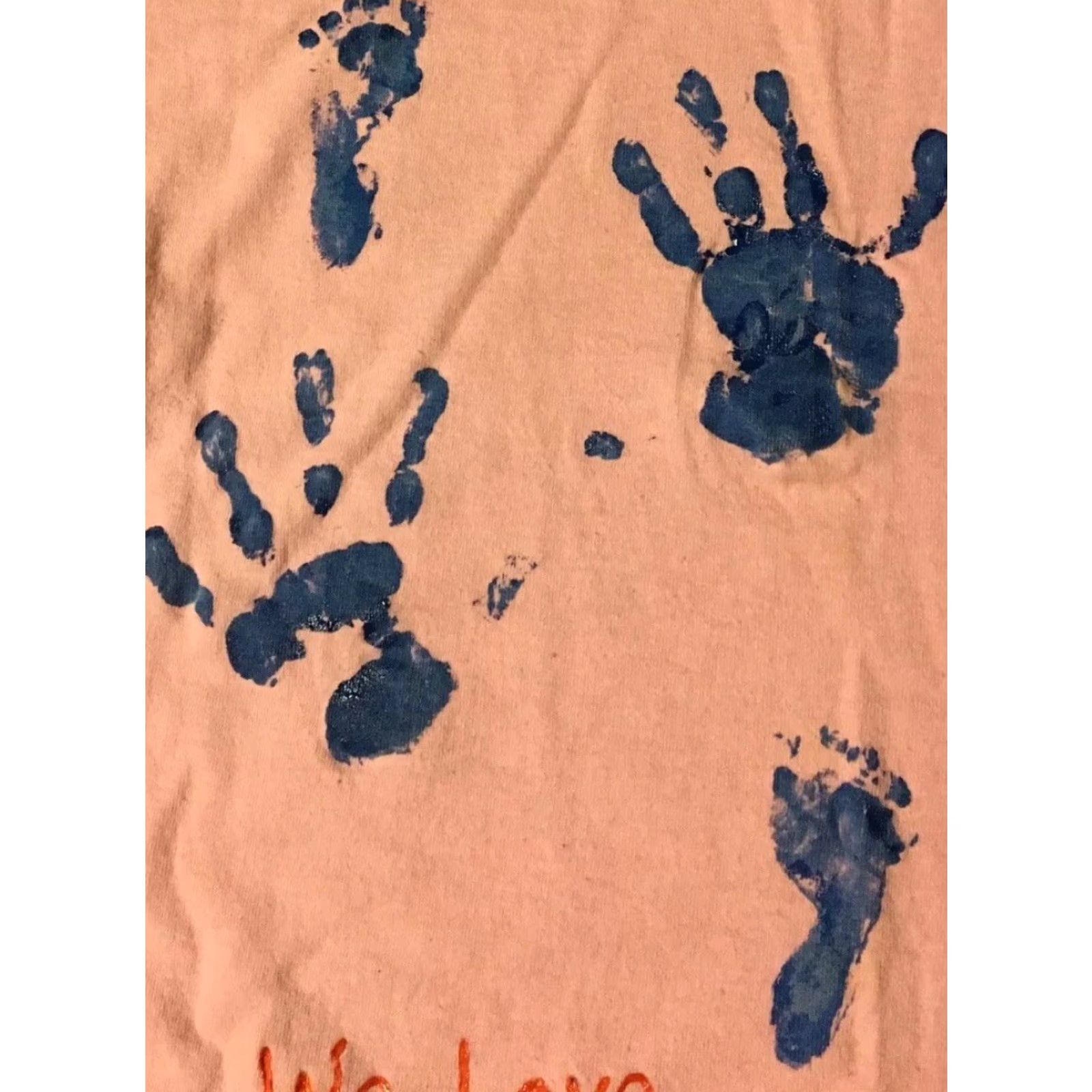 Fruit Of The Loom VINTAGE FOTL Grandma Hand Print Paint Shirt L USA Pink 90s Grunge Fruit of the Loom Mens T-Shirt Women's? Size US L / EU 52-54 / 3 - 4 Thumbnail