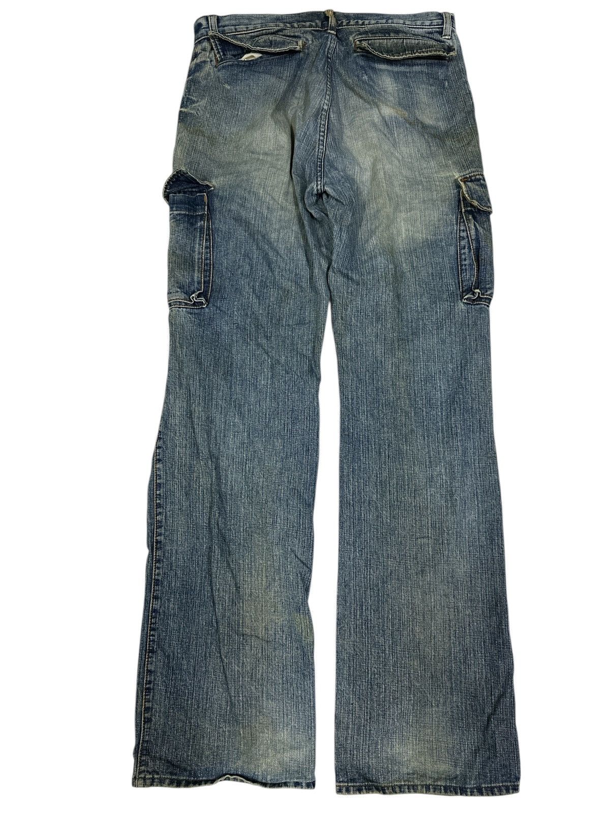 Kapital BushPant Denim Trashed Distress Denim Unbrand🎌💥 Size US 34 / EU 50 - 2 Thumbnail