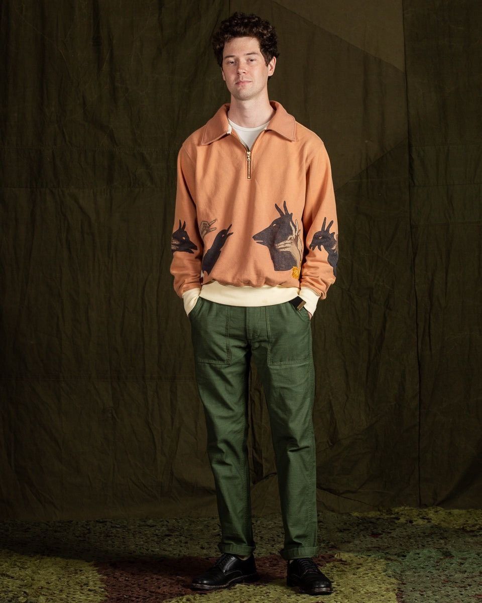 Japanese Brand × Orslow orSlow Slim Fit Fatigue Pants - Olive (can fit 28~30) Size US 30 / EU 46 - 5 Thumbnail