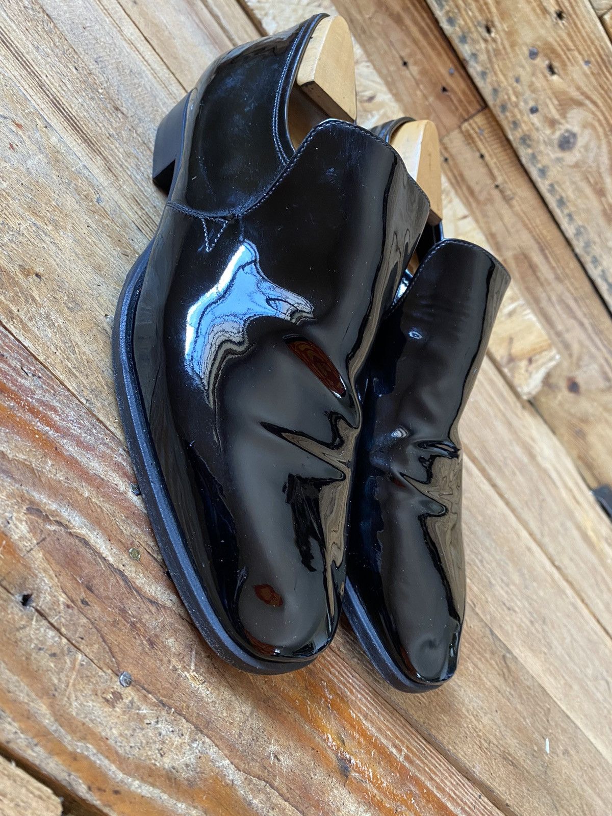 Tom Ford Tomford black patent leather loafers uk sz 9 us 10 Size US 10 / EU 43 - 1 Thumbnail
