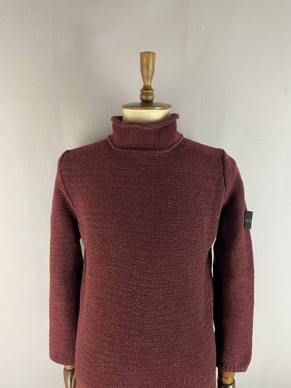 Stone Island Stone Island Vintage Sweater Red Size US L / EU 52-54 / 3 - 2 Thumbnail