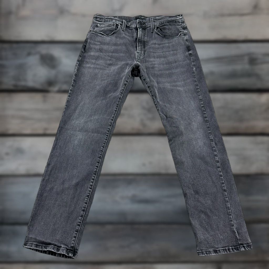 Lucky Brand Lucky Brand 121 Jeans Men 36x32 Black Heritage Slim Straight Denim 5-Pocket Slim Fit Medium Wash Regular Size Black Mens Hands: Button Closure? Size US 36 / EU 52 - 1 Thumbnail