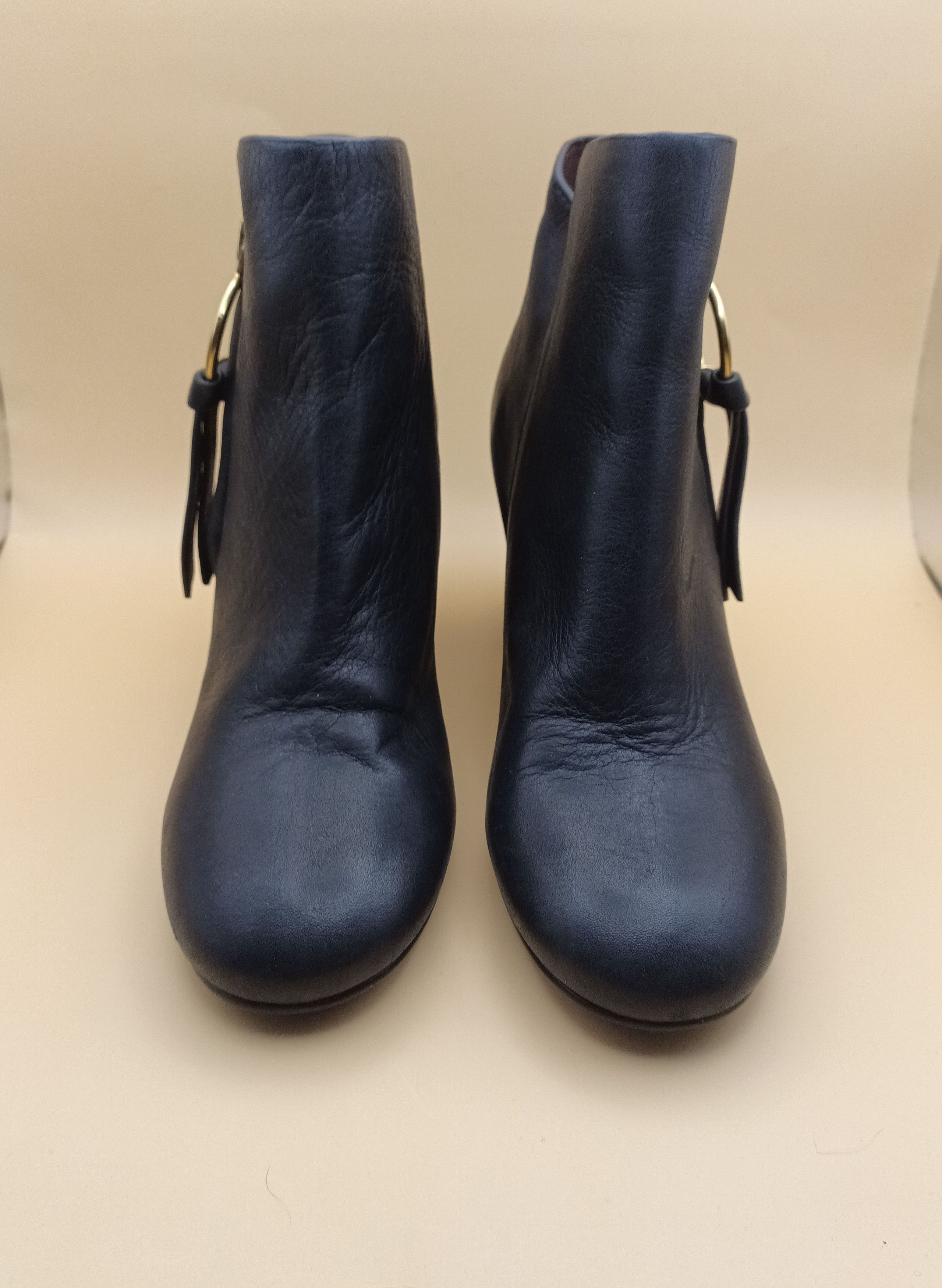 See by Chloe See by Chloe Louise Block Heel Leather Ankle Boots EU 37 Size US 7 / IT 37 - 7 Thumbnail