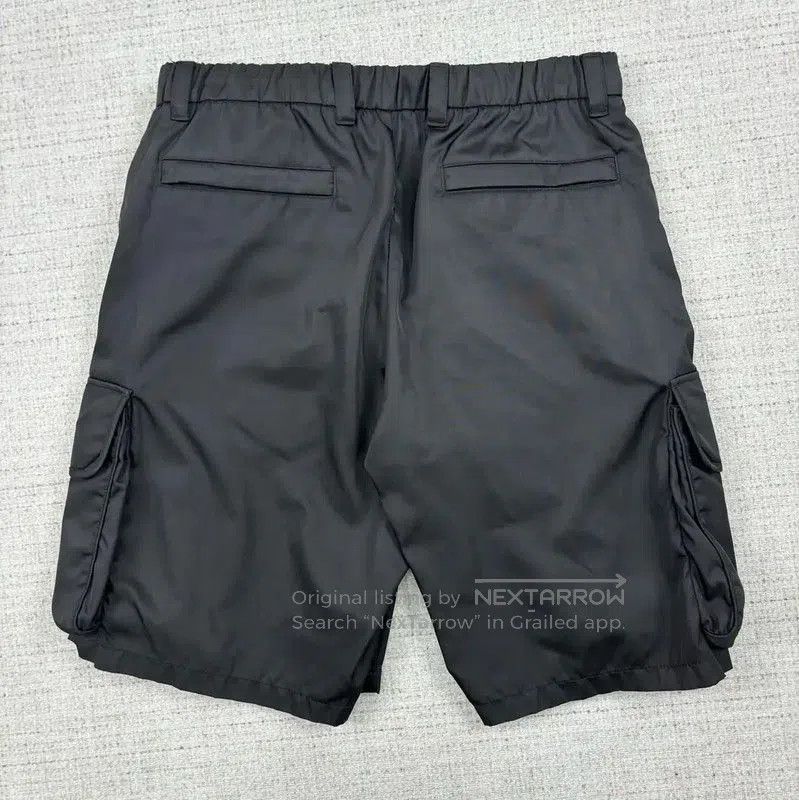 Prada Prada Men's Summer Black Nylon Logo Shorts. Size US 34 / EU 50 - 2 Thumbnail
