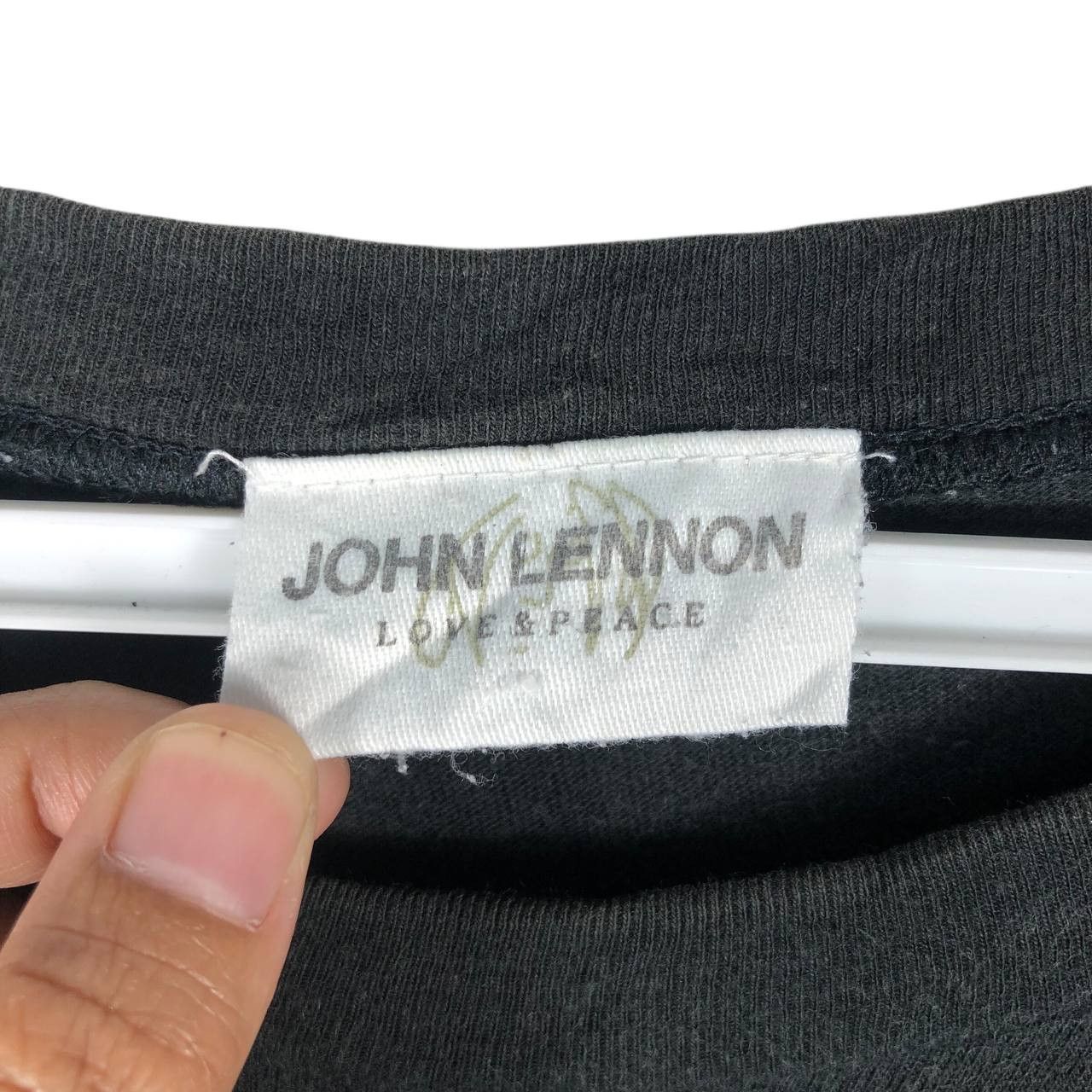 Band Tees × Vintage Vintage 90s John Lennon Power To The People Long T-shirt Size US L / EU 52-54 / 3 - 5 Thumbnail