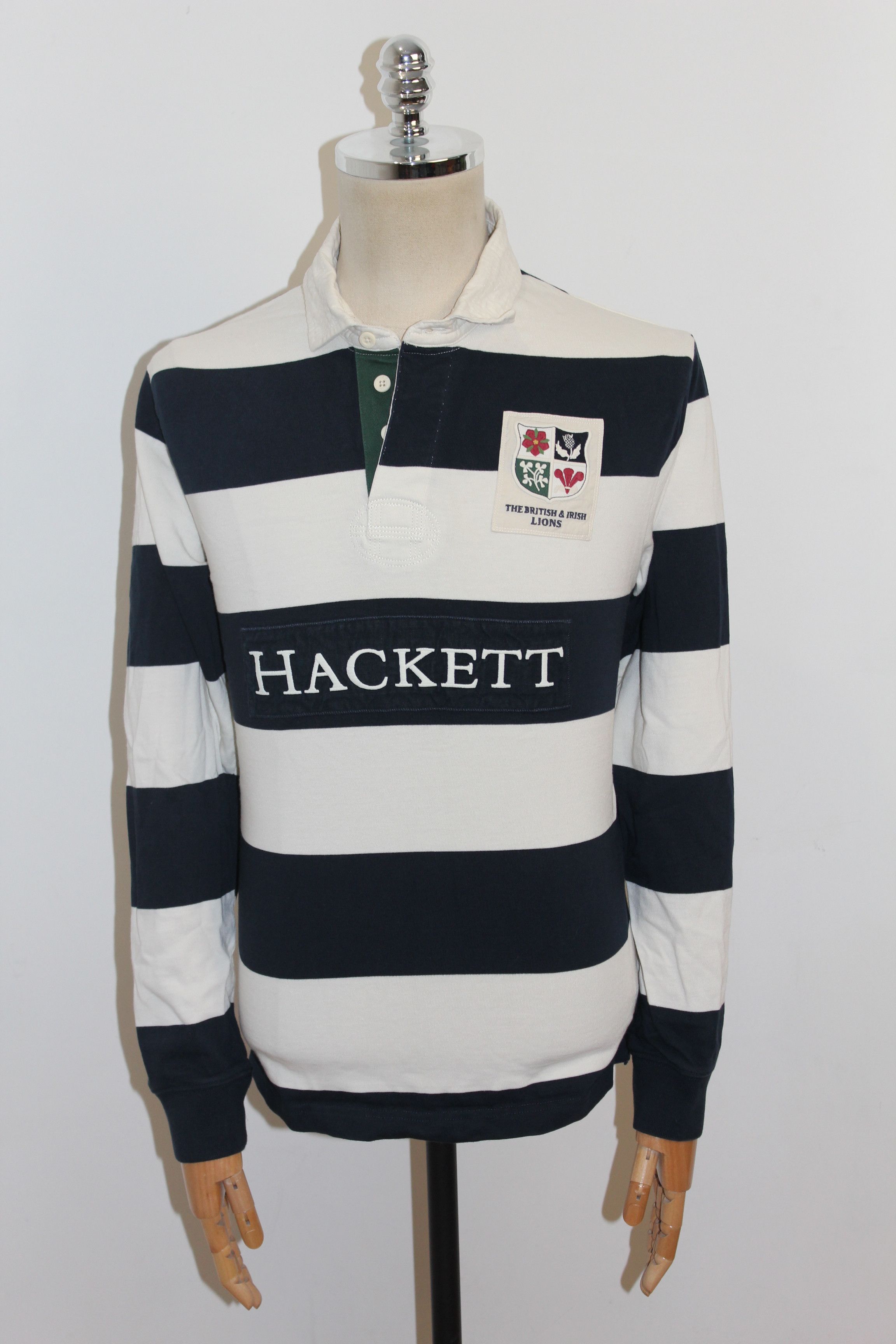 Hackett MENS HACKETT Long Sleeve Rugby Polo Shirt Grailed