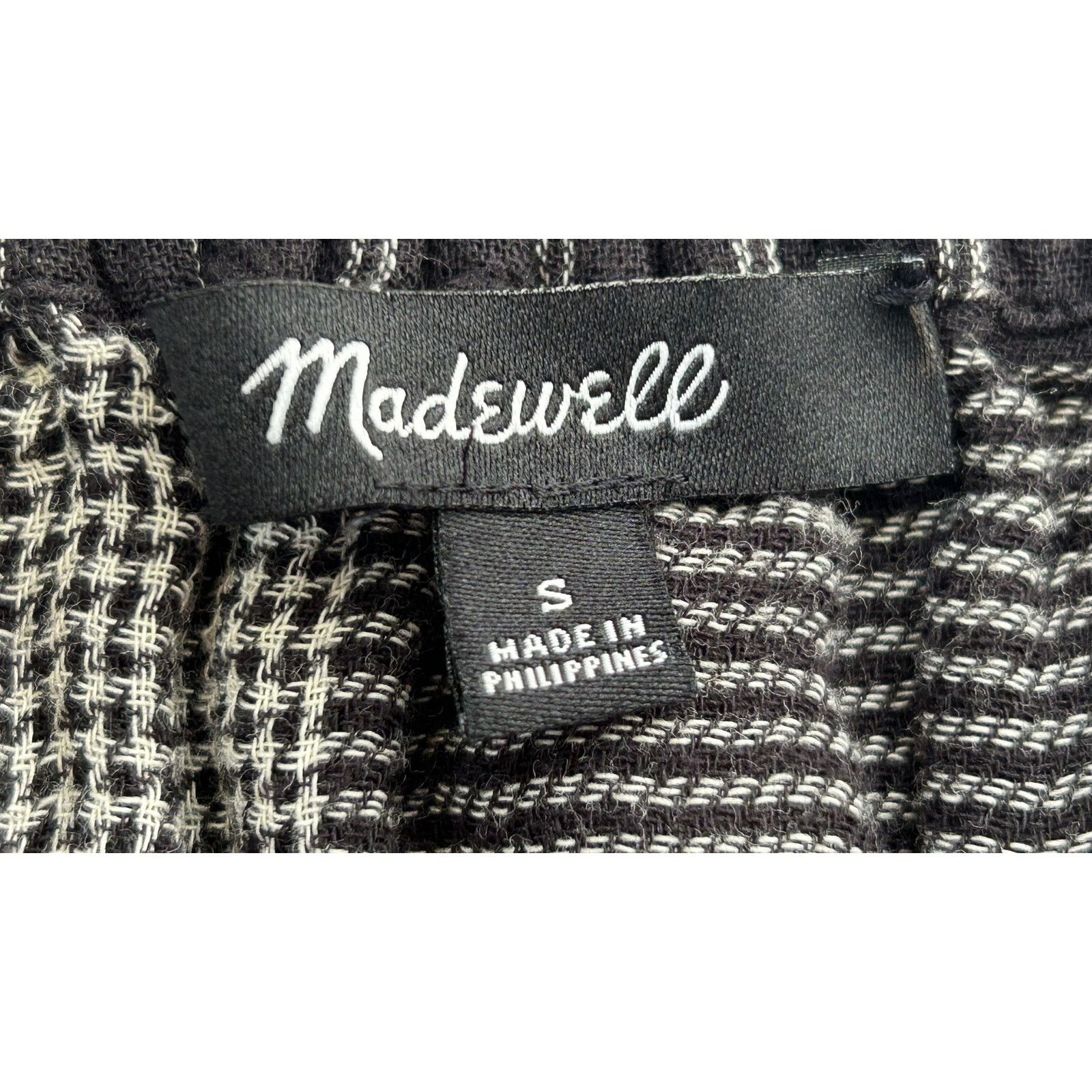 Madewell Madewell | Plaid Off Shoulder Scoop Neck Top | Small Size S / US 4 / IT 40 - 3 Thumbnail