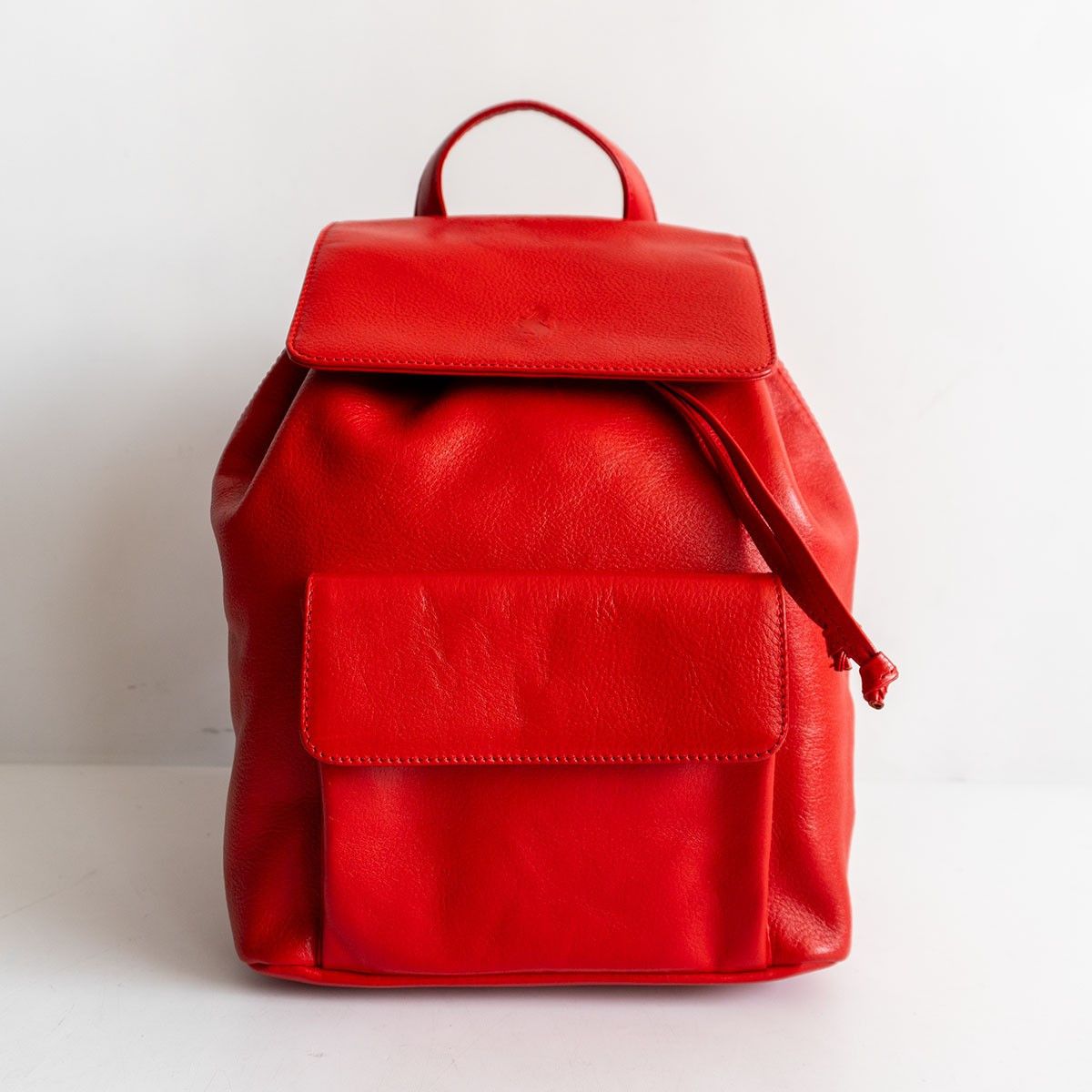 Ferrari Ferrari Leather Backpack Red Size ONE SIZE - 1 Thumbnail