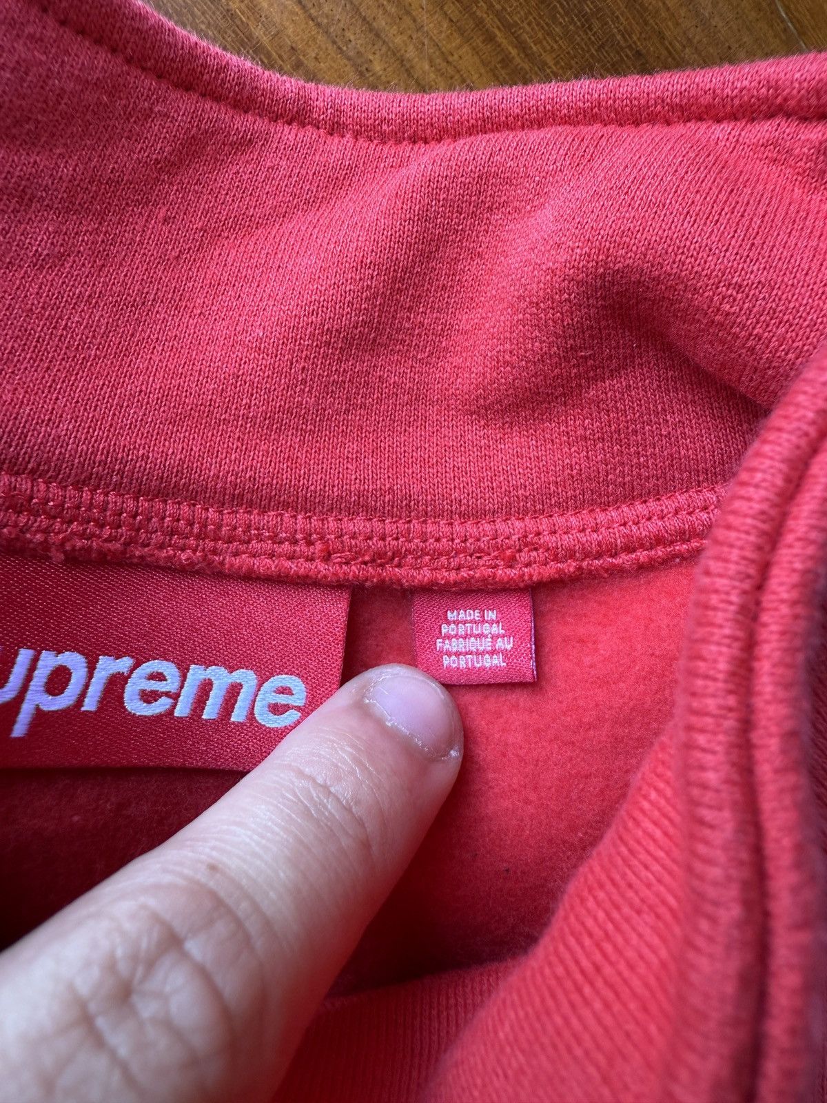Supreme Supreme small box red half zip pullover size M Size US M / EU 48-50 / 2 - 8 Thumbnail