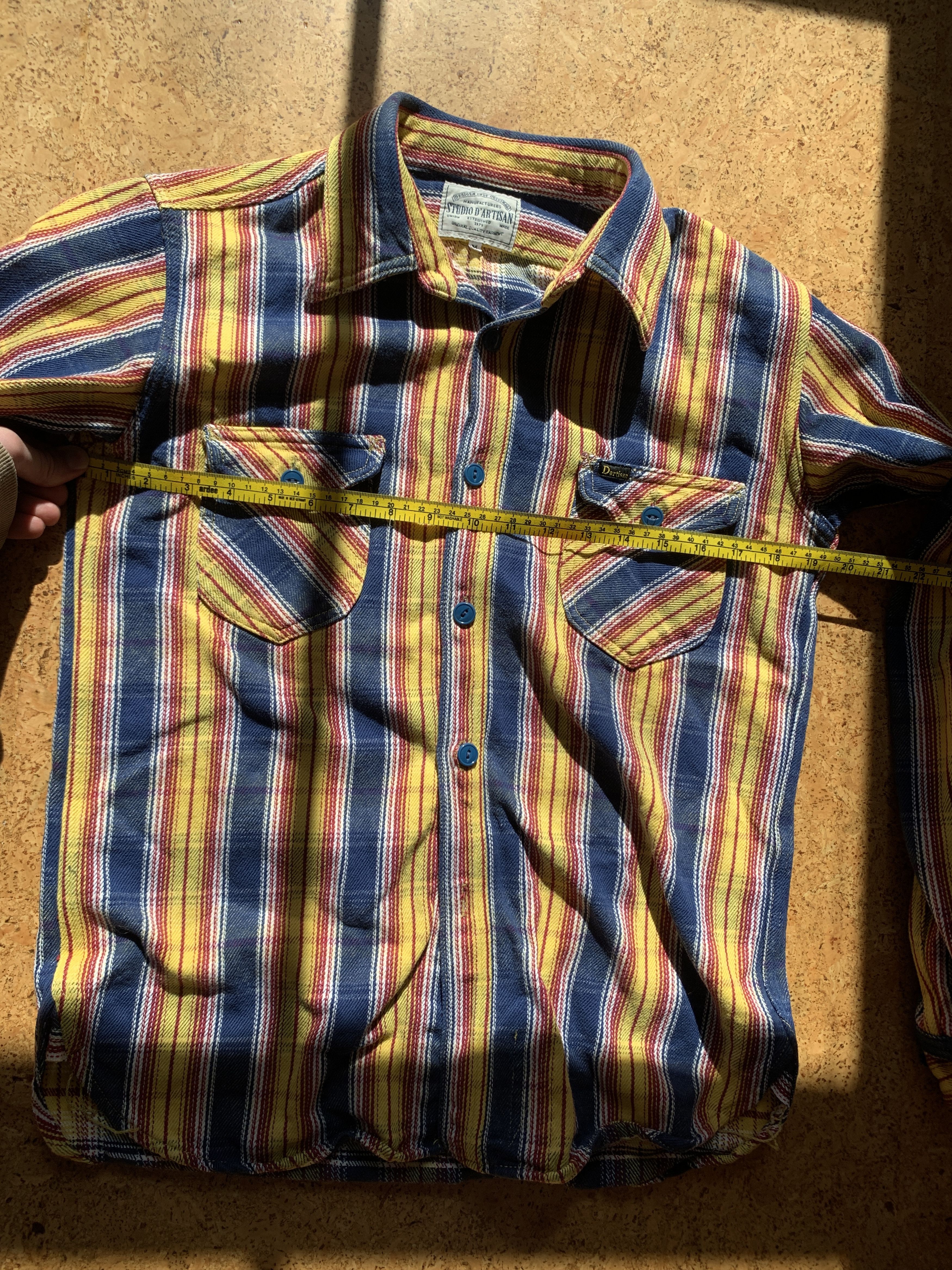 Studio D'Artisan Striped Flannel