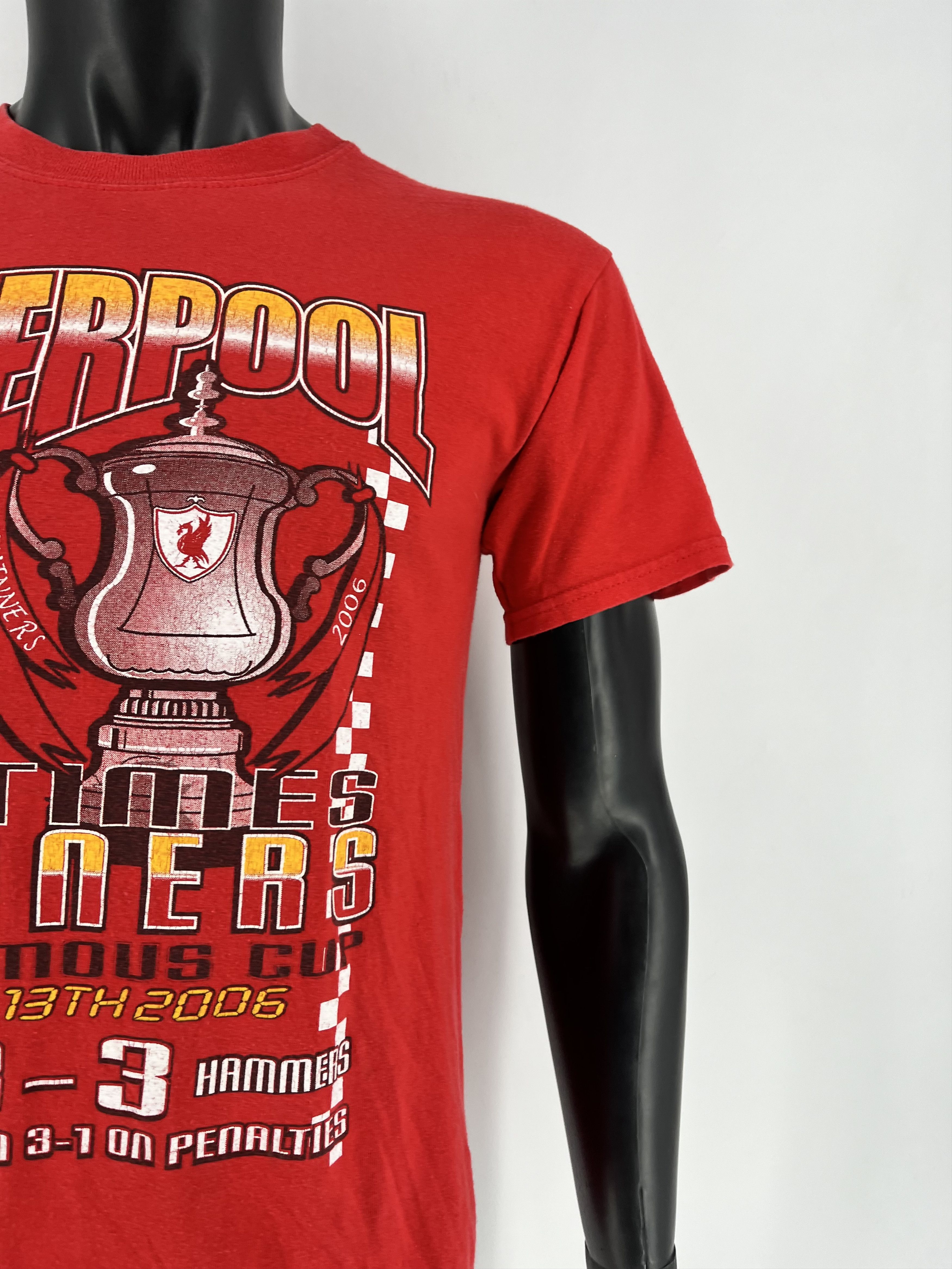 Other Vintage Football TShirt Champions League Liverpool Hammers Size US S / EU 44-46 / 1 - 7 Thumbnail