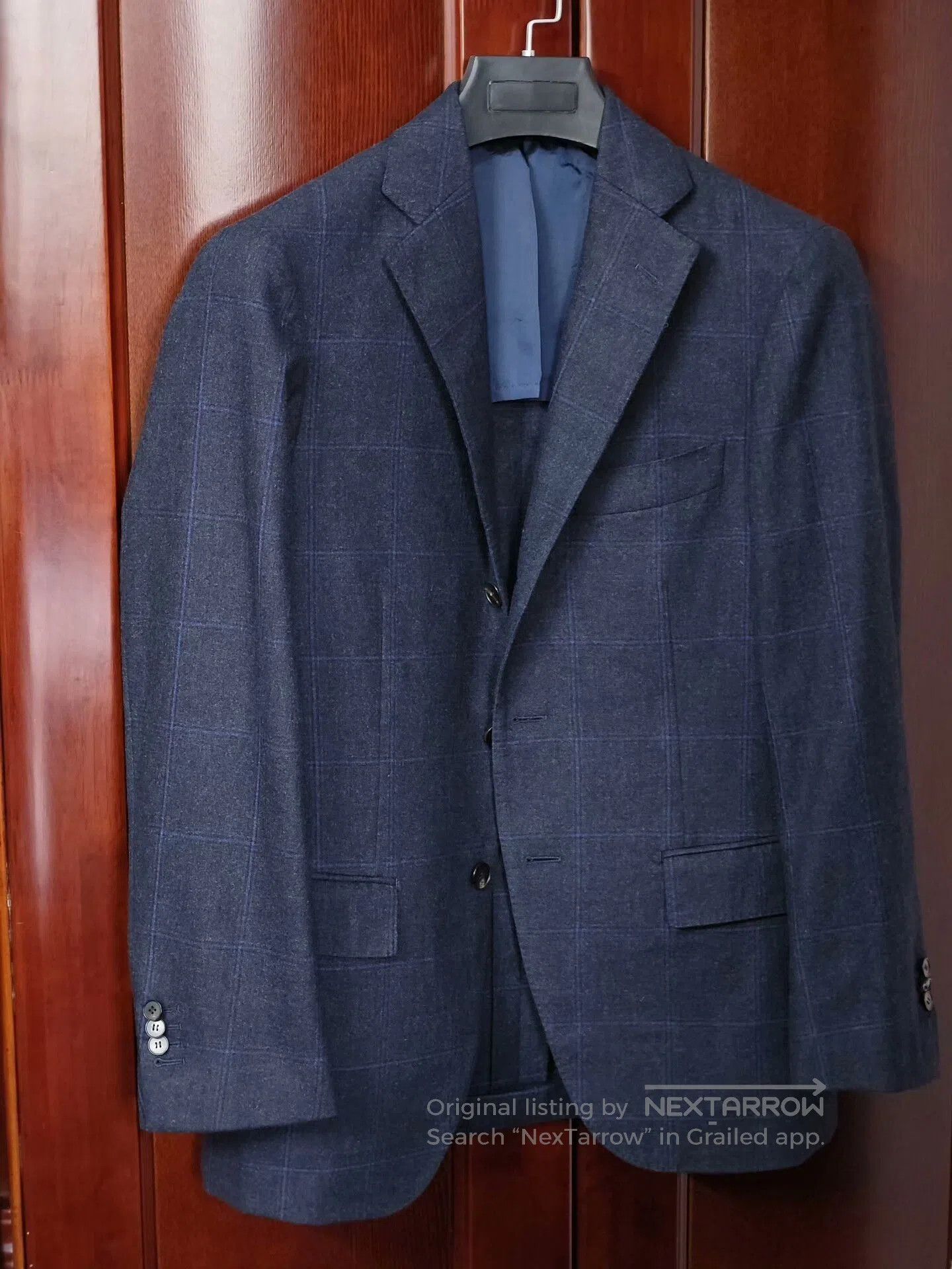 Luciano Barbera Carlo Barbera Wool Flannel Suit Jacket. Size US S / EU 44-46 / 1 - 1 Thumbnail