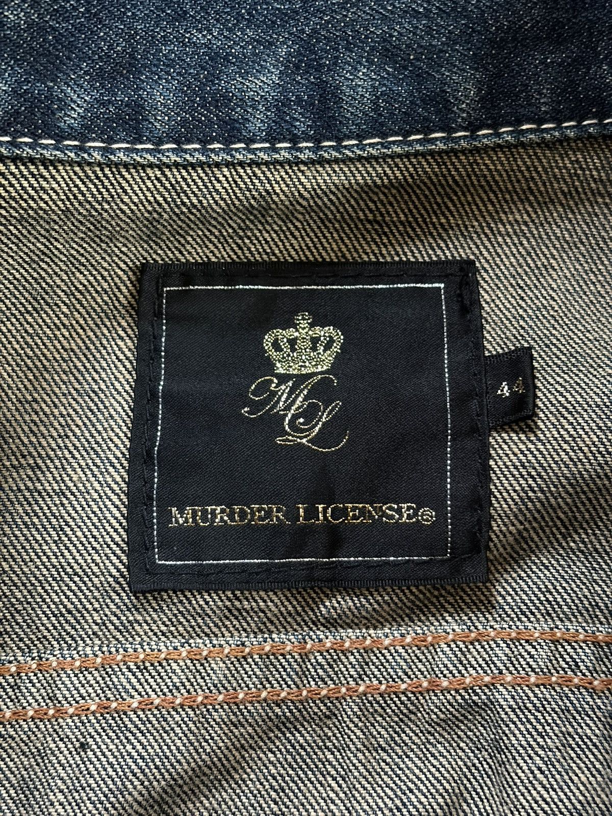 Murder License Murder Licence mudwash denim jacket Size US S / EU 44-46 / 1 - 3 Thumbnail
