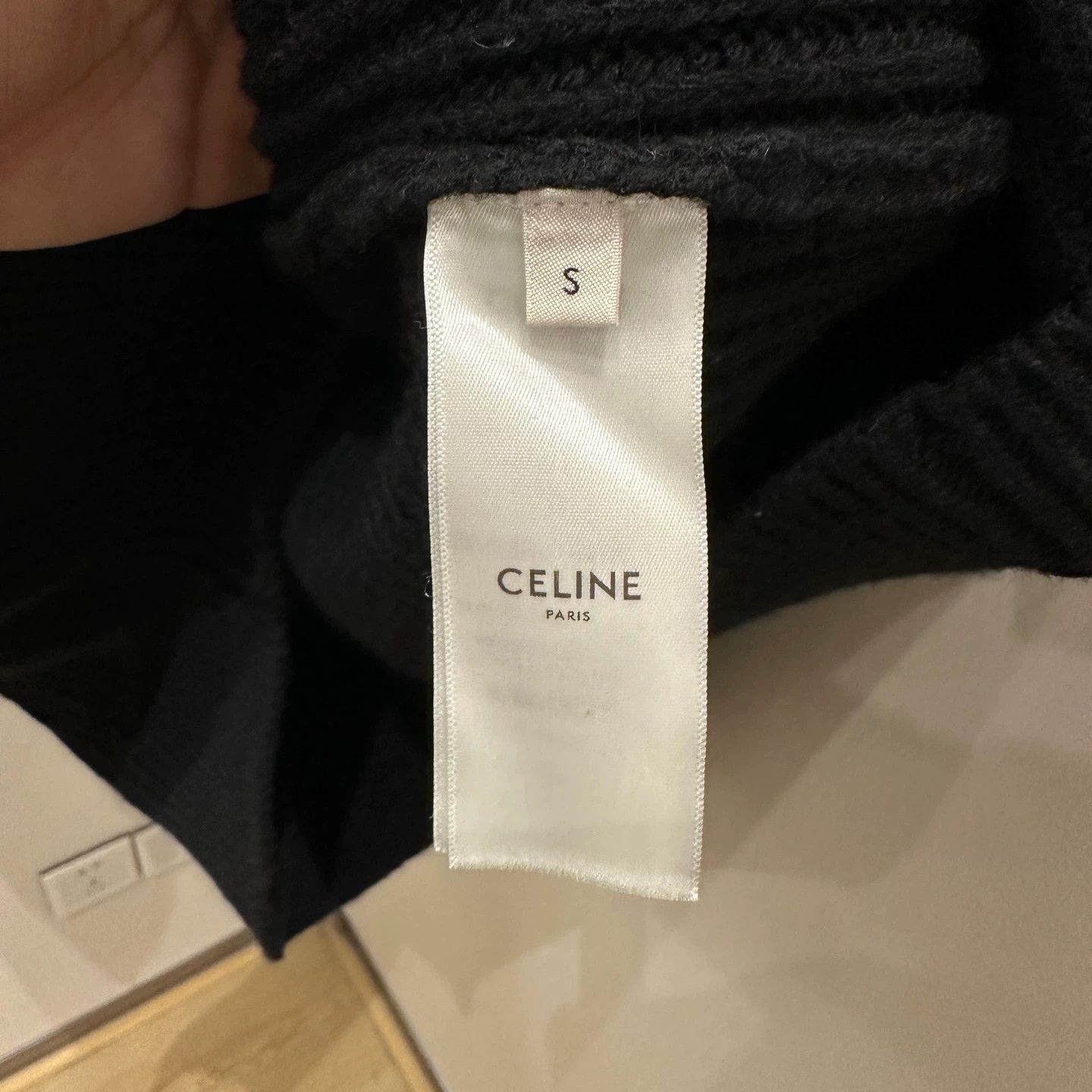 Celine Celine mar606 slogan letter wool knit sweater S Size US S / EU 44-46 / 1 - 4 Thumbnail