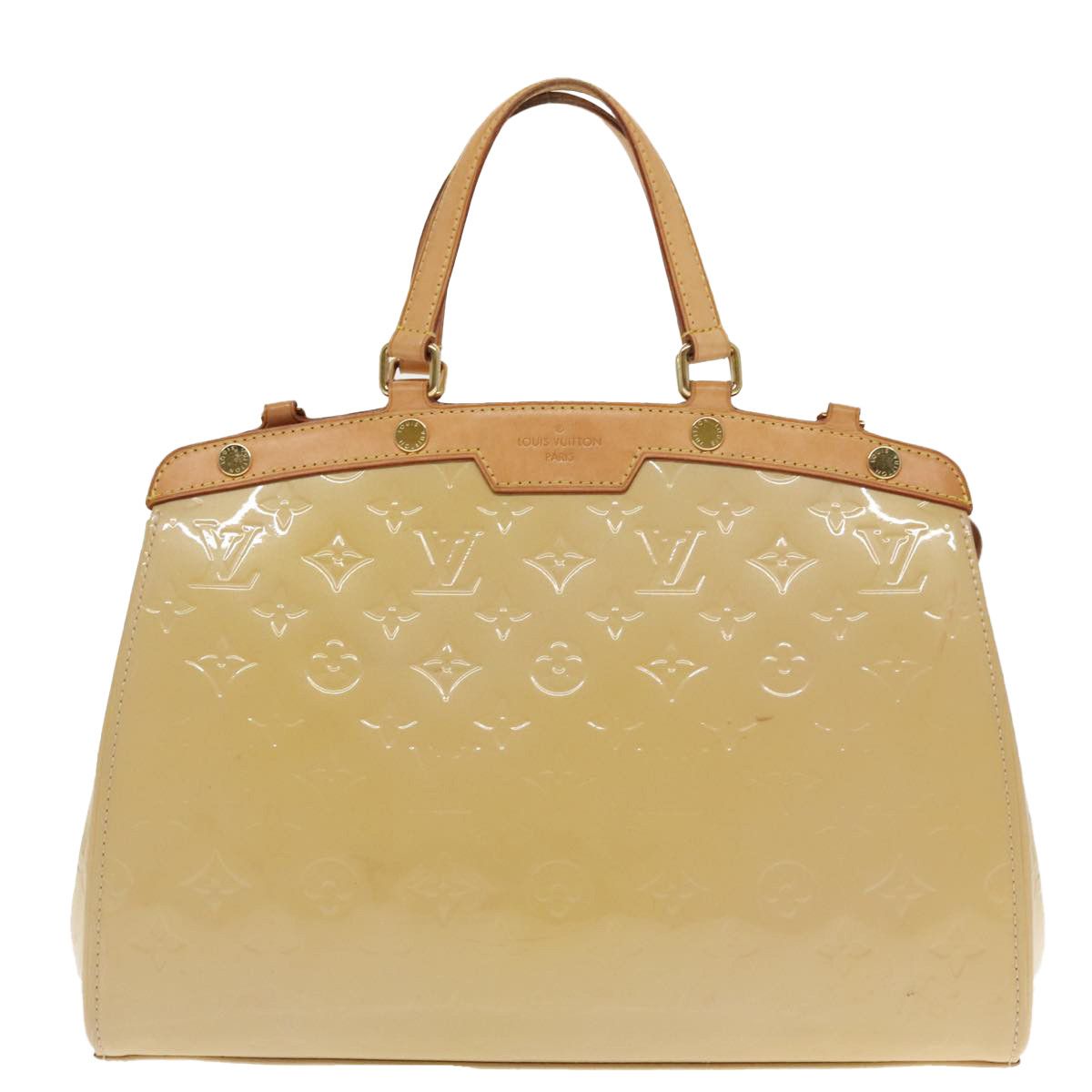Louis Vuitton Blair Beige Patent Leather Handbag (Pre-Owned) Size ONE SIZE - 1 Thumbnail