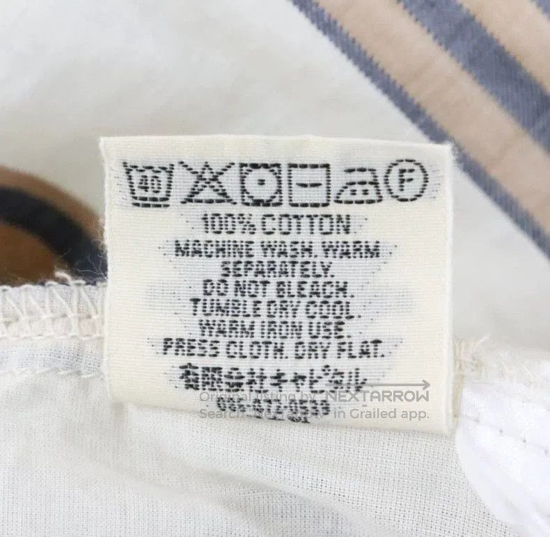 Kapital Kapital Vintage Loose High-Neck Striped T-shirt Size US M / EU 48-50 / 2 - 6 Thumbnail
