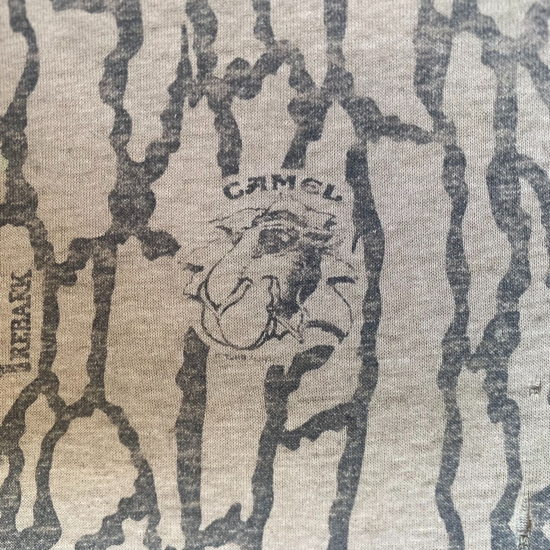 Camel Vintage 90s Camel Camo Shirt Single Stitch Camouflage Tee Size US L / EU 52-54 / 3 - 4 Thumbnail
