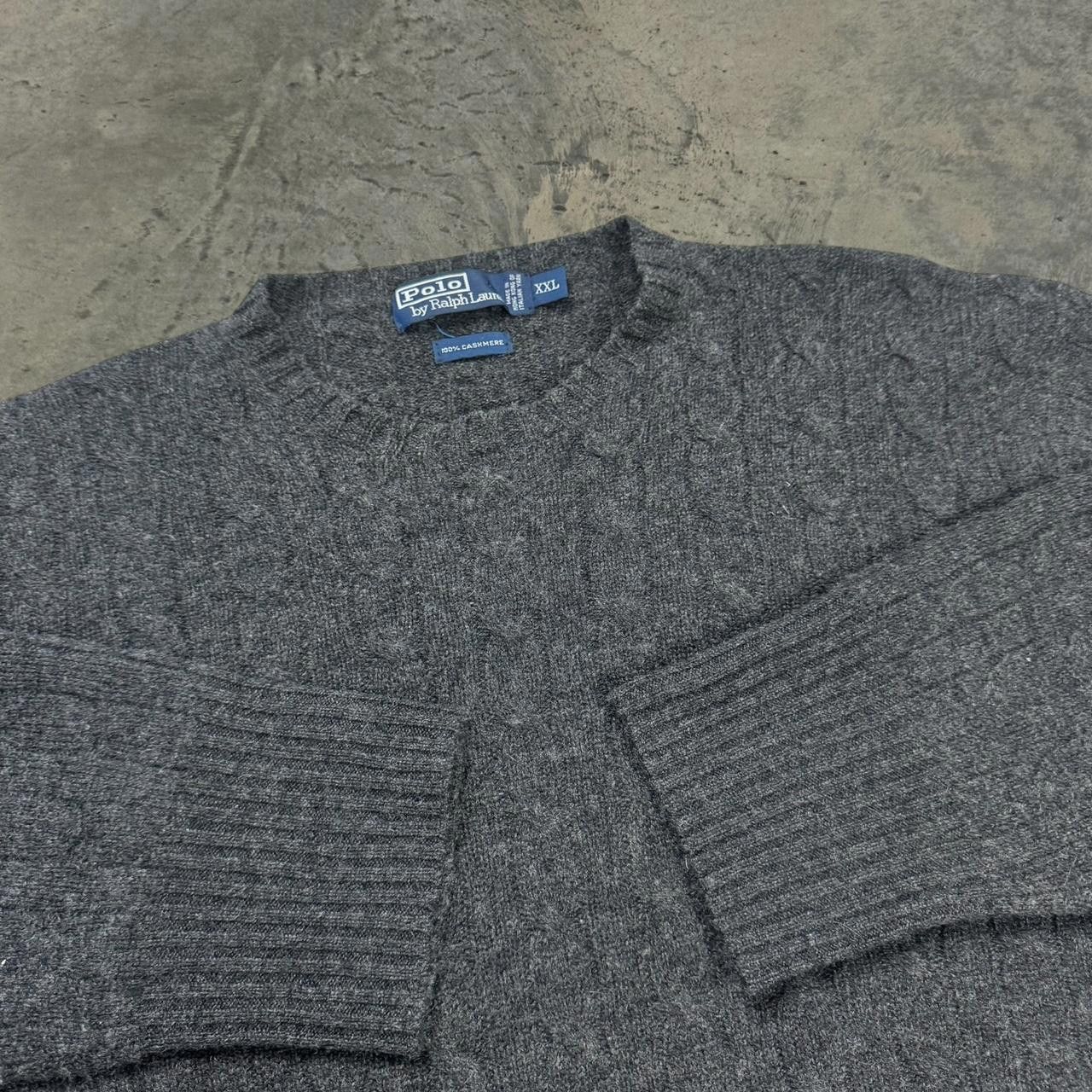 トップス 90s polo Ralph Lauren cashmere knit Vintage 90s Polo Ralph Lauren Cable Knit Cashmere Sweater