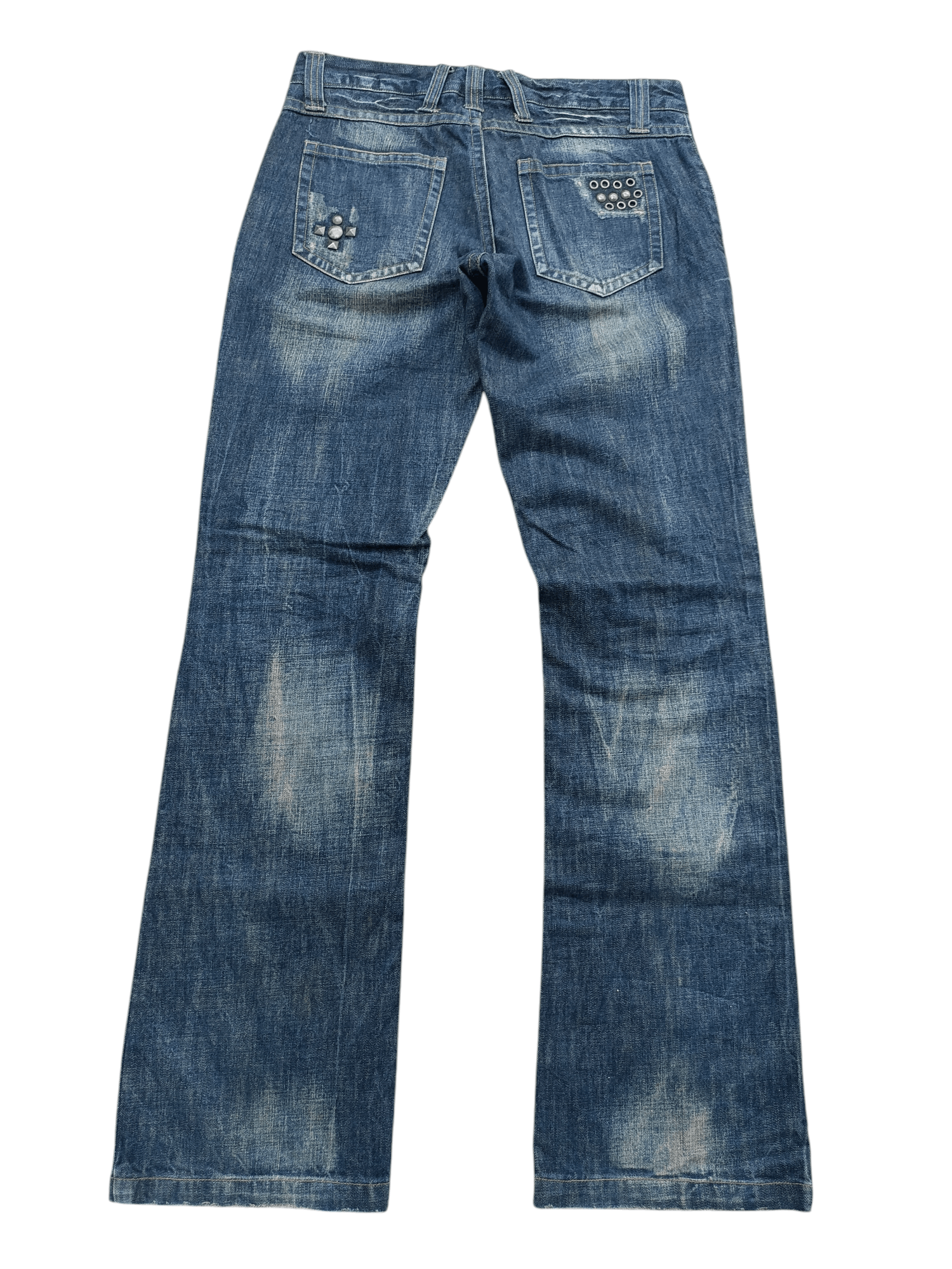 Japanese Brand FLARED💥JAPANESE BRAND LAV CLAW MARK STUD DENIM Size US 32 / EU 48 - 18 Thumbnail