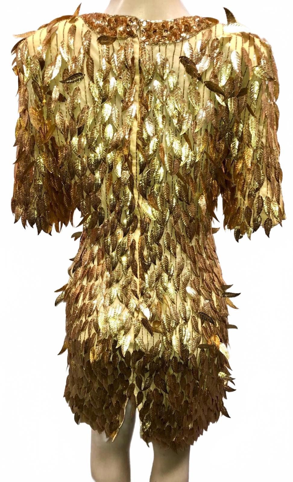 Other Sequined Dress Gold size 2 Size XS / US 0-2 / IT 36-38 - 2 Thumbnail