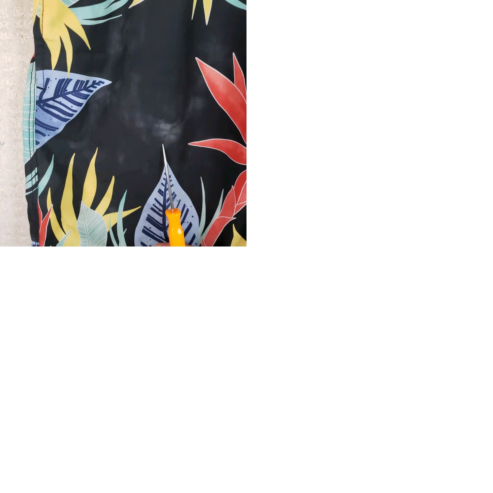 Hurley Hurley Swim Trunks Boardshorts Men's XXL Multicolor Hawaiian Tropical Floral Size US 39 - 10 Thumbnail