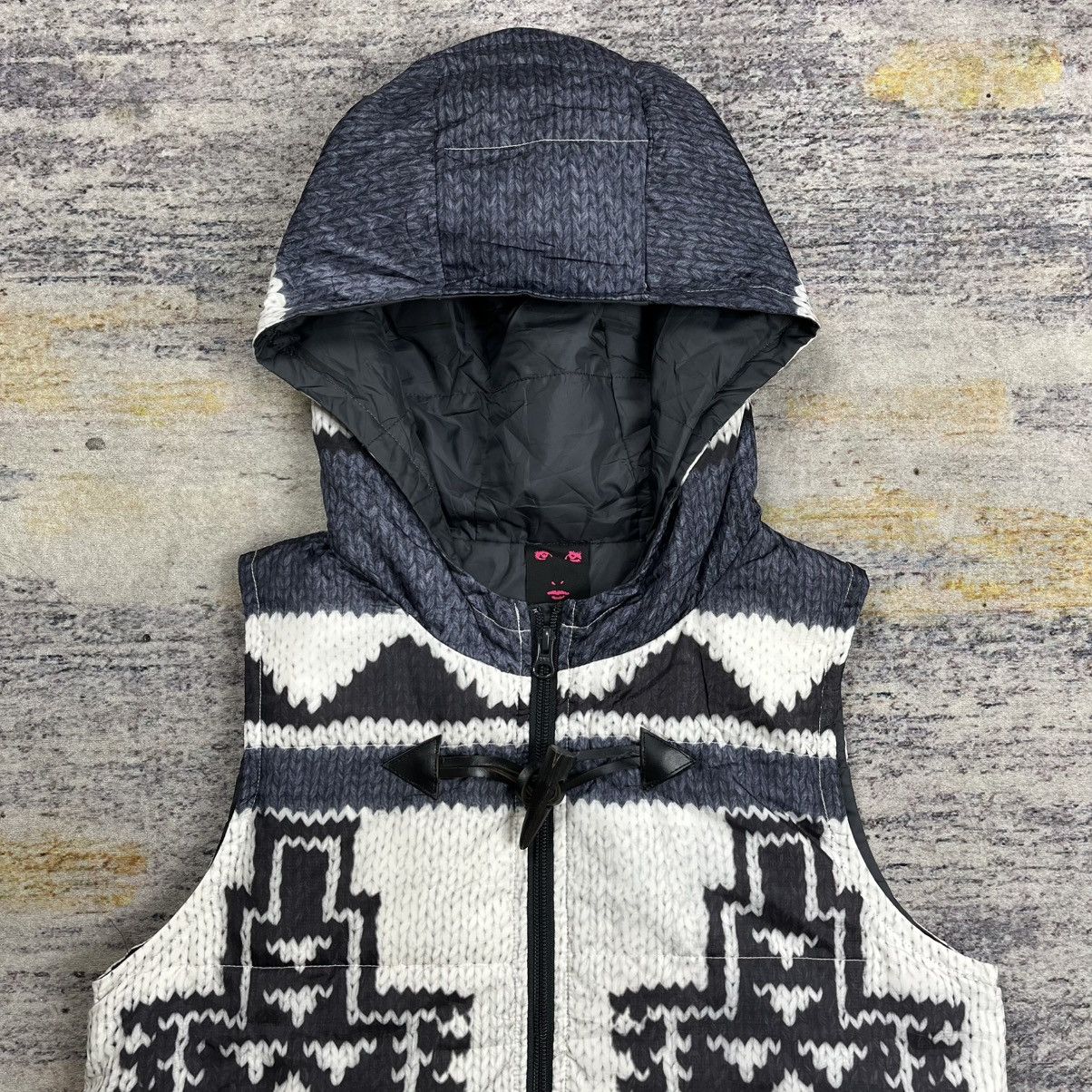 Hysteric Glamour X girl navajo aztec puffer vest double zipper Size US S / EU 44-46 / 1 - 4 Thumbnail
