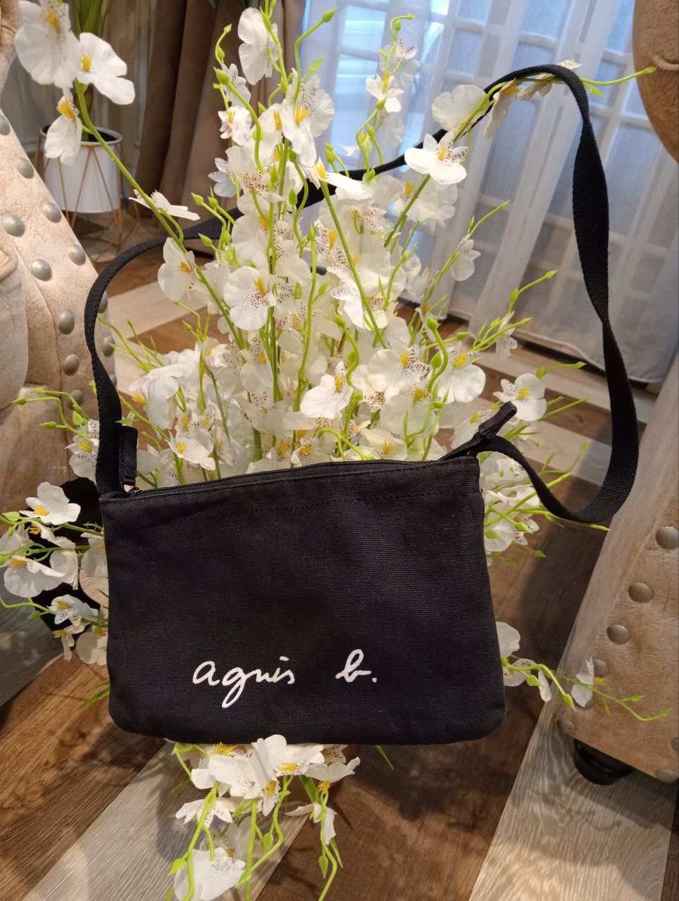 agnes b. AGNES B. SLING BAG - BLACK Size ONE SIZE - 1 Thumbnail