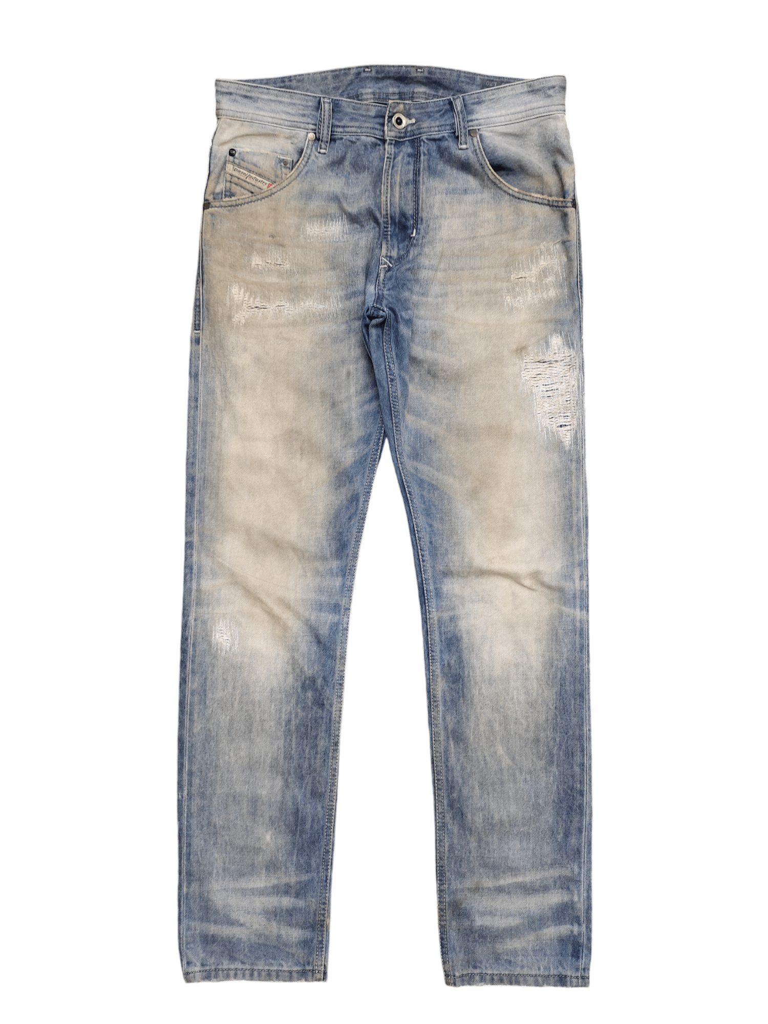 Vintage Y2k Diesel Krayver Slim Distress Rusty Denim Jeans