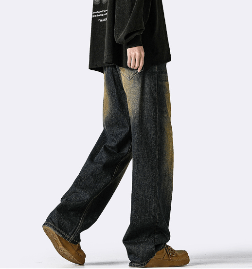 Japanese Brand × Jean Vintage distressed washed American straight casual jeans Size US 32 / EU 48 - 6 Thumbnail