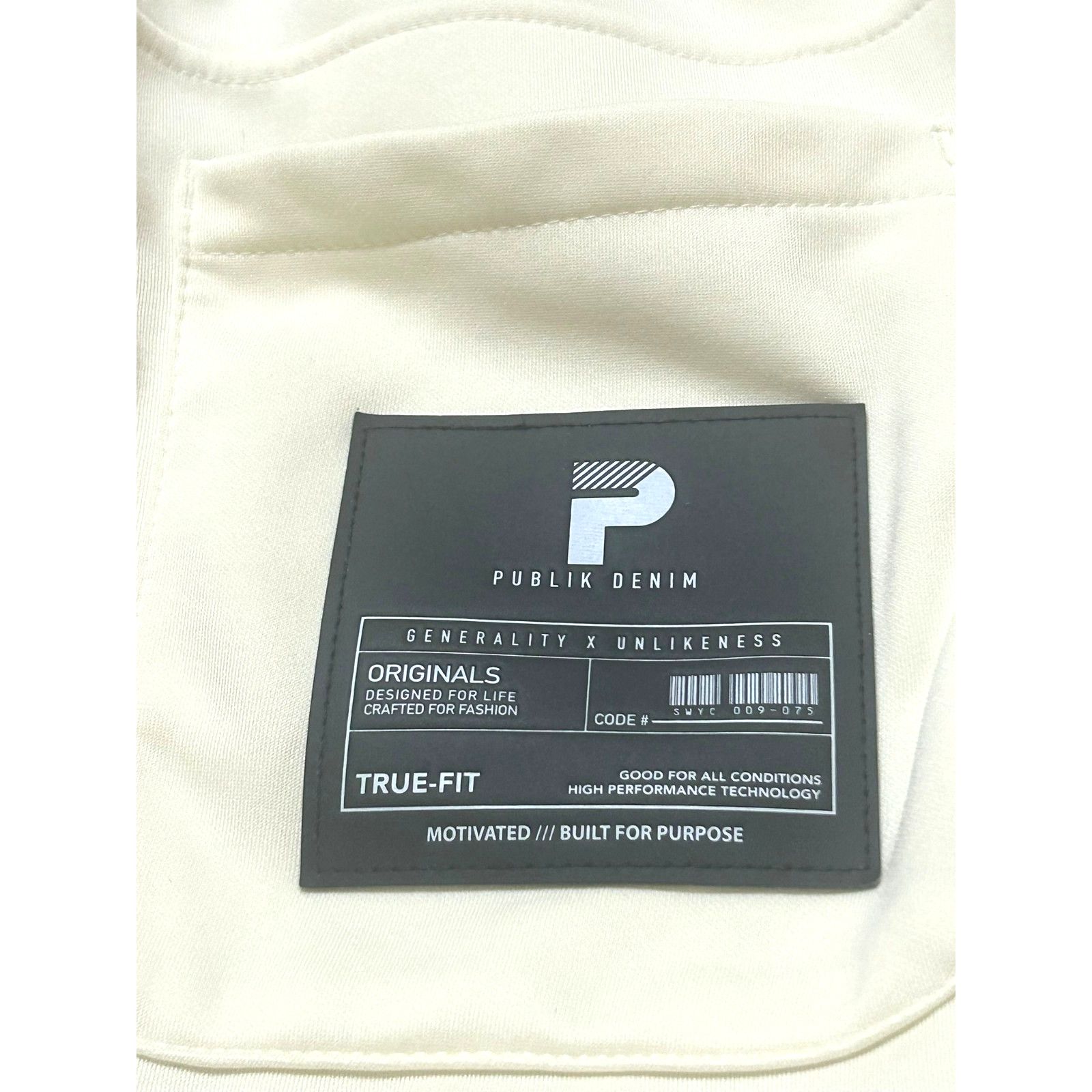 Other Publik Brand Stacked Fleece Pants Mens 2XL White Cargo Size US 36 / EU 52 - 4 Thumbnail