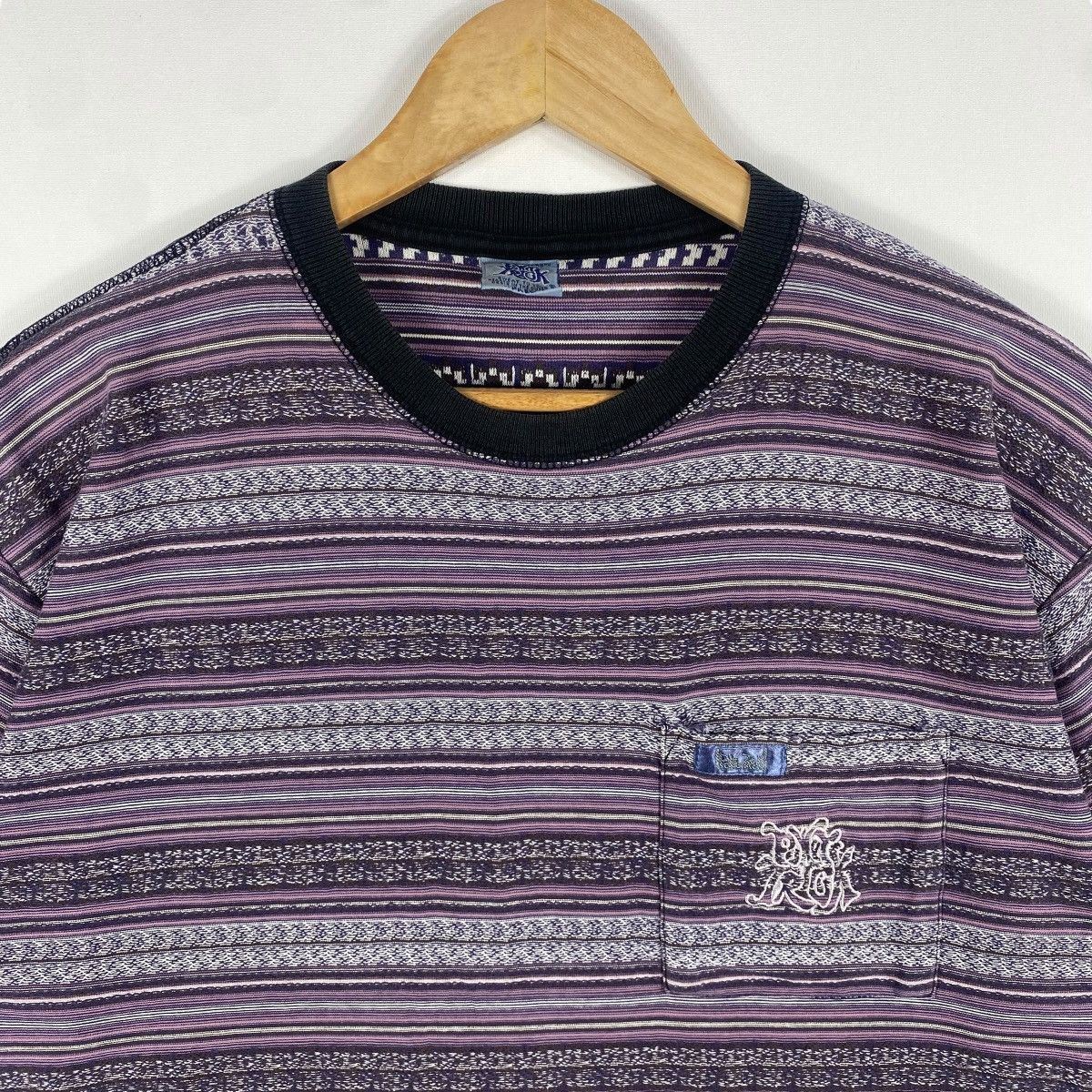 Vintage Vintage 90's POWER TRICK TomTom Design Pocket Tee Shirt Size US M / EU 48-50 / 2 - 2 Thumbnail