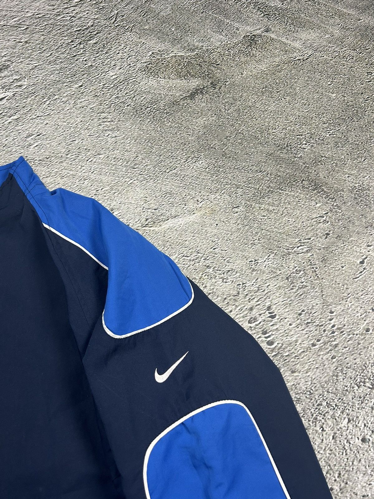 Nike × Vintage Nike track suit vintage navy pants windbreaker small logo Size US XXL / EU 58 / 5 - 5 Thumbnail