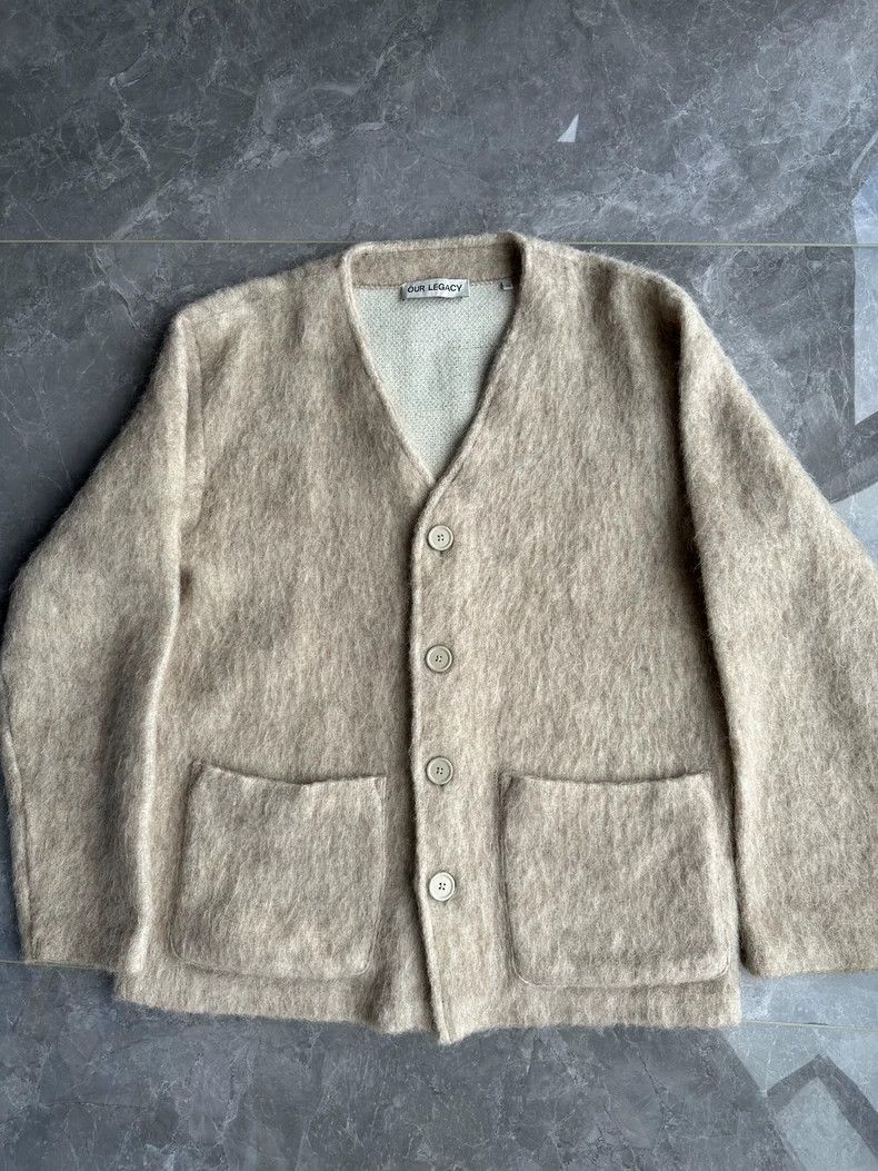 Our Legacy Our Legacy size48 Light grayish white marehair sweater Size US M / EU 48-50 / 2 - 1 Thumbnail