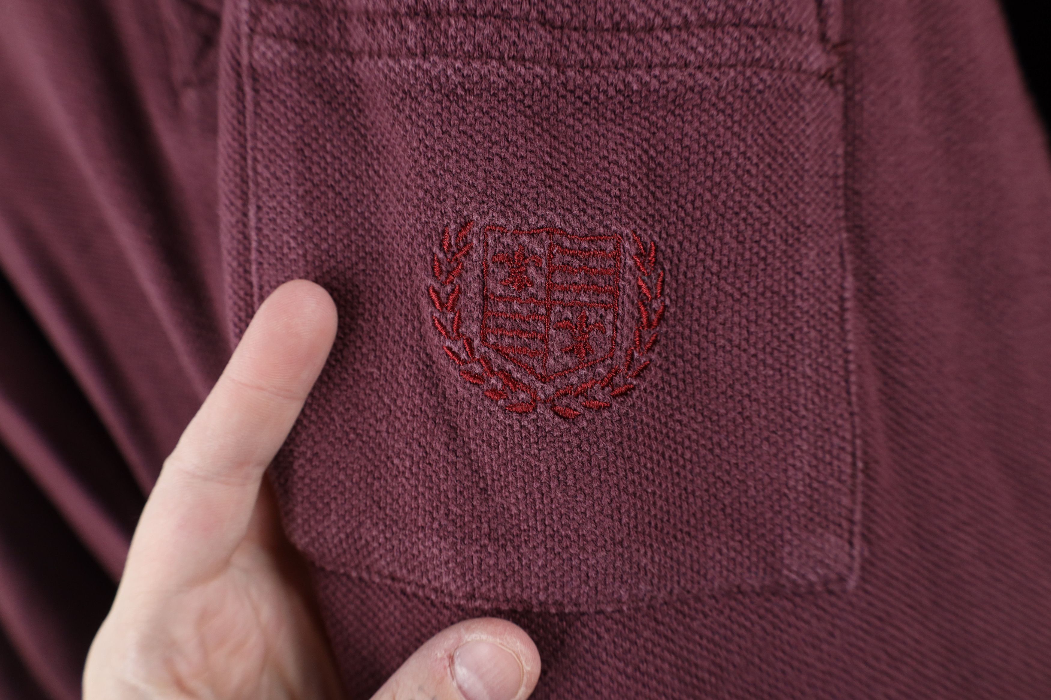 Vintage Vintage 90s OshKosh B'Gosh Knit Long Sleeve Rugby Polo Size US XL / EU 56 / 4 - 4 Thumbnail
