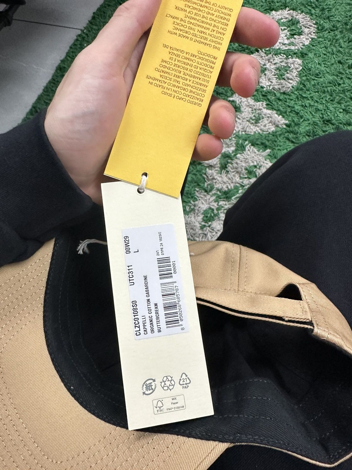 Marni Marni Cap Hat Beige Red Size ONE SIZE - 4 Thumbnail