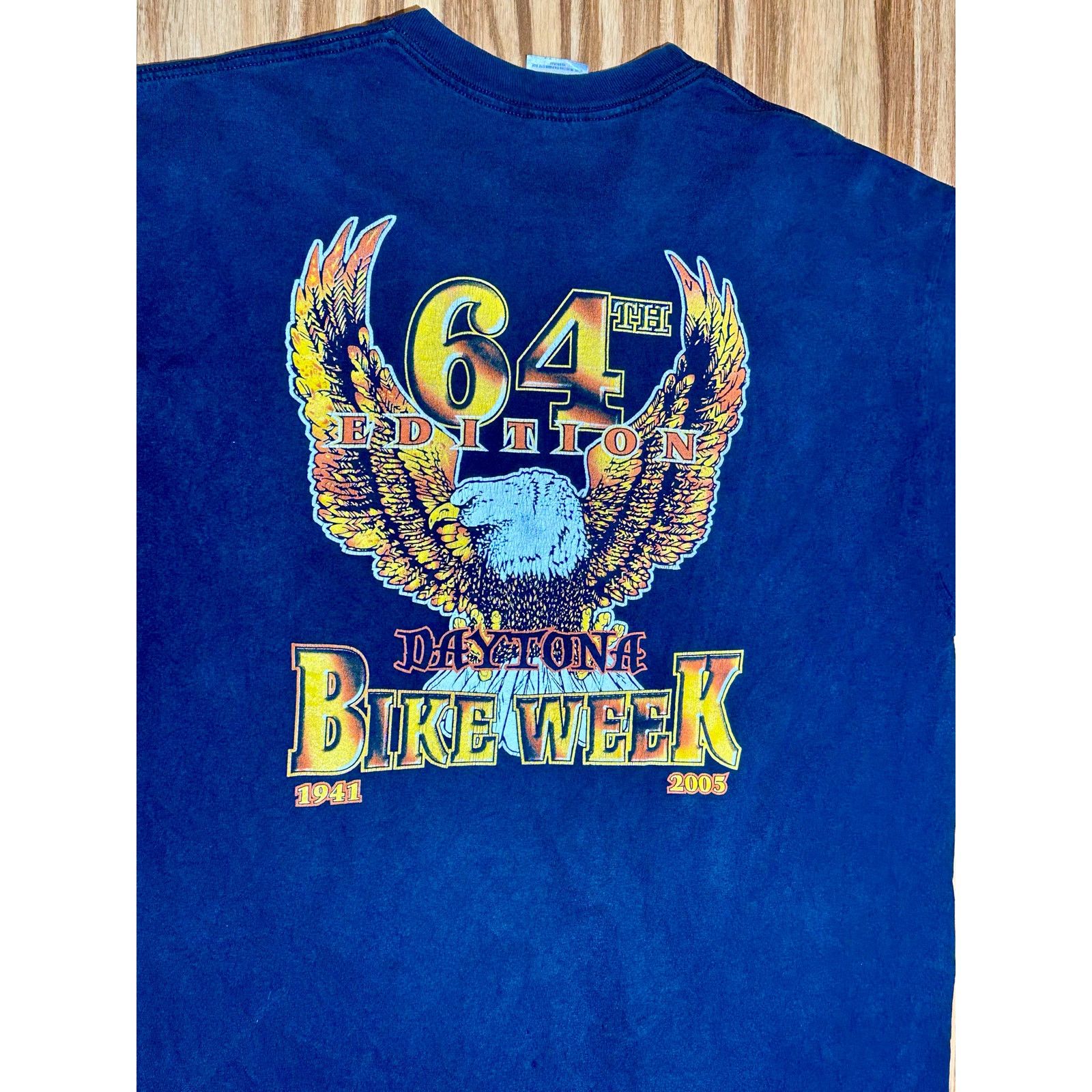 Jerzees Vintage 2005 Daytona Beach Bike week 64th edition XL Tshirt Size US XL / EU 56 / 4 - 7 Thumbnail