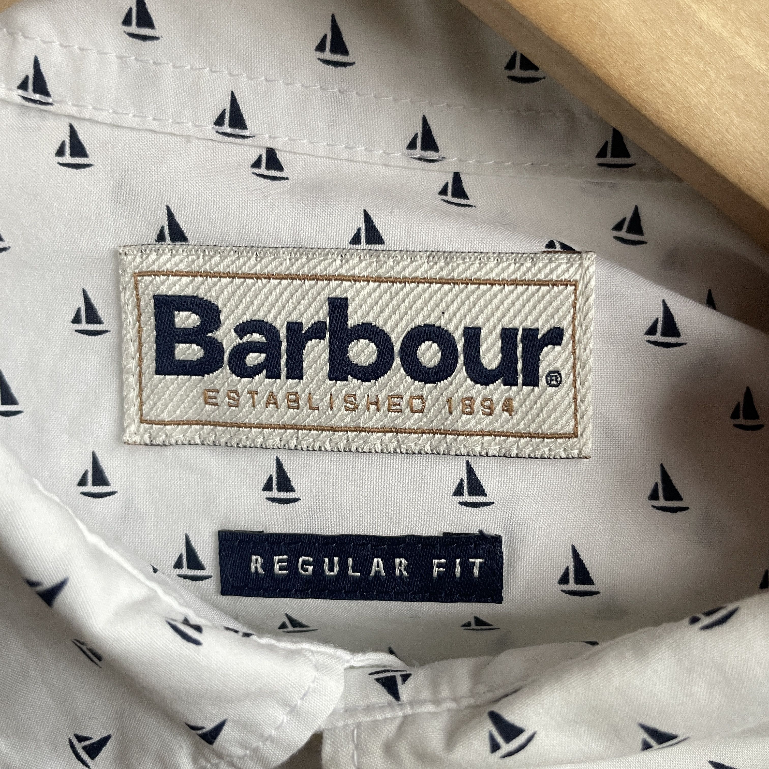 Barbour Barbour Summer Print Short Sleeve Shirt Size M Size US M / EU 48-50 / 2 - 5 Thumbnail