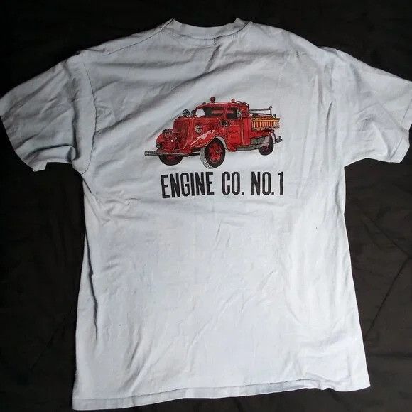 Other Vintage Williams Fire & Rescue Fire Engine T-Shirt Size US L / EU 52-54 / 3 - 3 Thumbnail