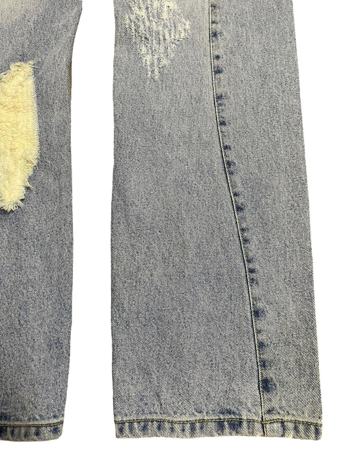semanticdesign Vintage Japanese Brand Blue Faded Wash Distress Style Jeans Size US 32 / EU 48 - 8 Thumbnail