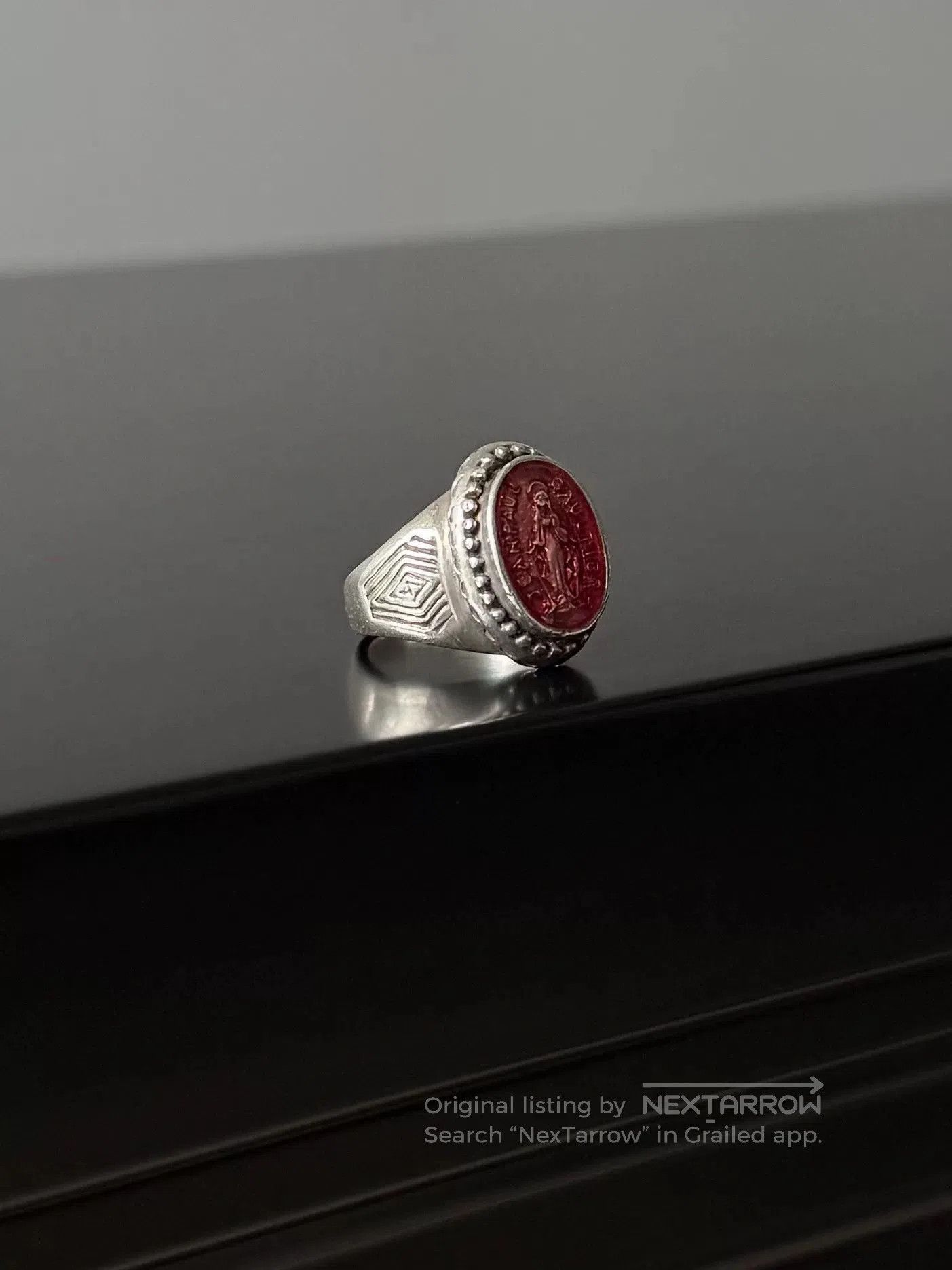 Jean Paul Gaultier Jean Paul Gaultier Rare Virgin Mary Ring. Size ONE SIZE - 6 Thumbnail
