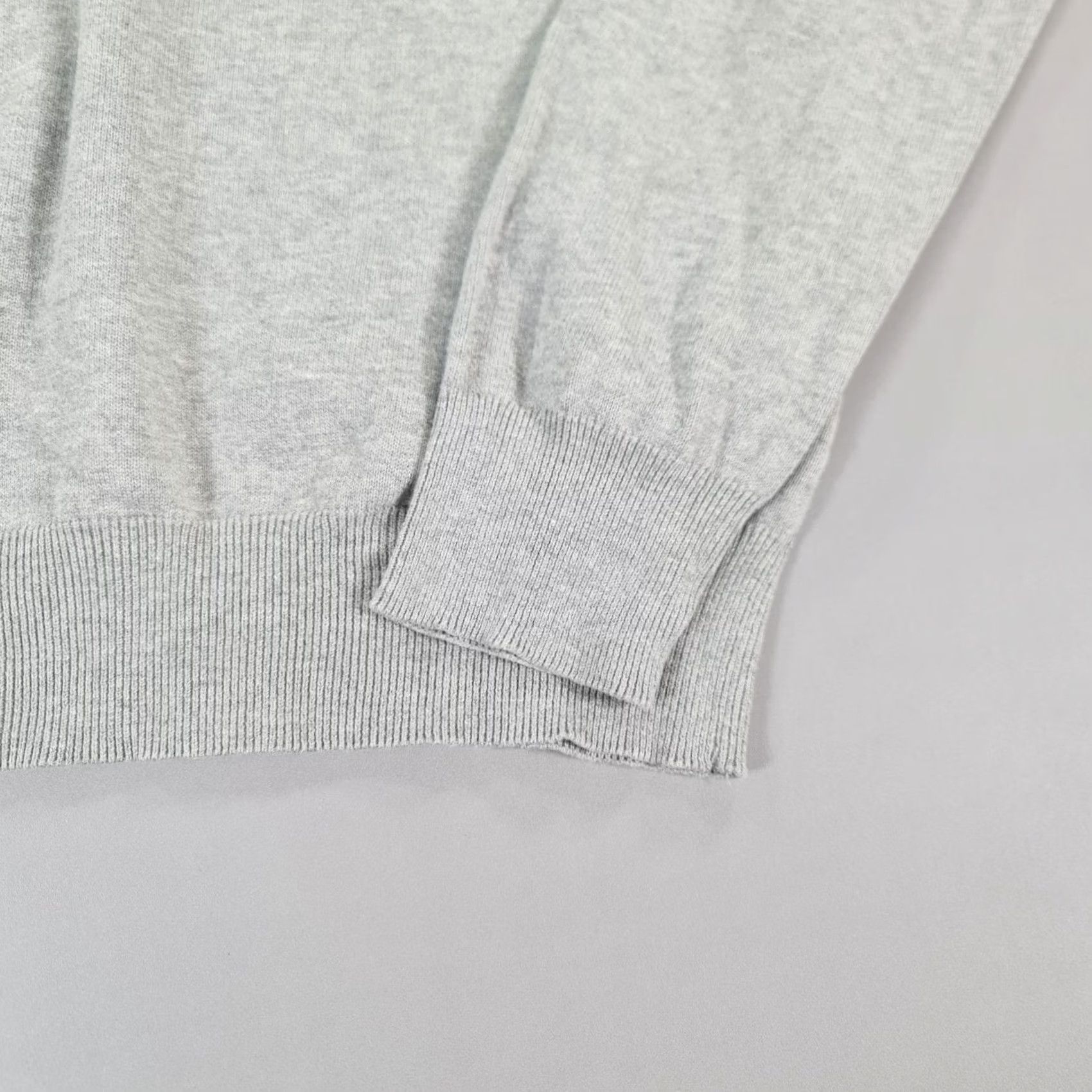 Gant GANT Mens Jumper Grey Medium 100% Cotton Knit Long Sleeve Cable Sweatshirt Size US M / EU 48-50 / 2 - 5 Thumbnail