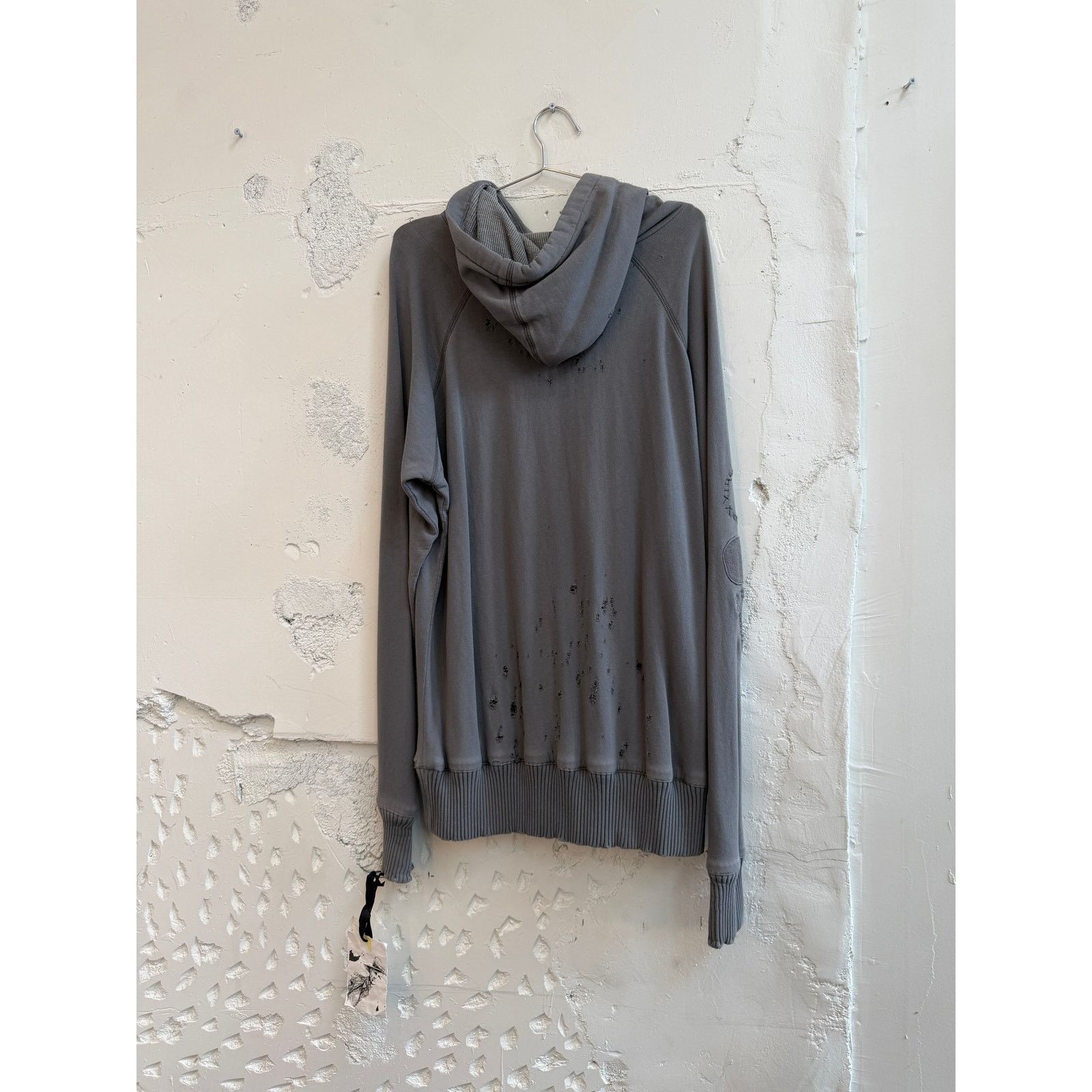Greg Lauren Greg Lauren SAMPLE Destroyed Fleece Hoodie Size US L / EU 52-54 / 3 - 4 Thumbnail